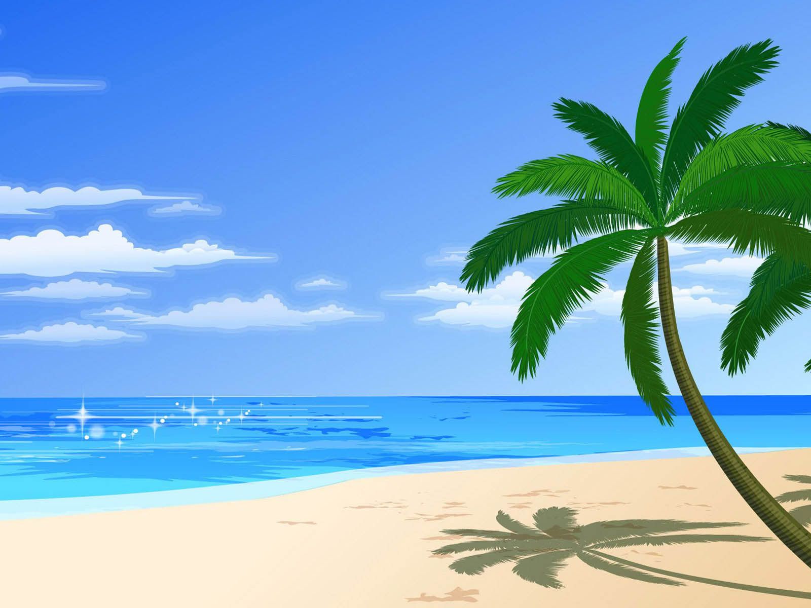 background scenes for photo background, Beach cartoon, Beach illustration