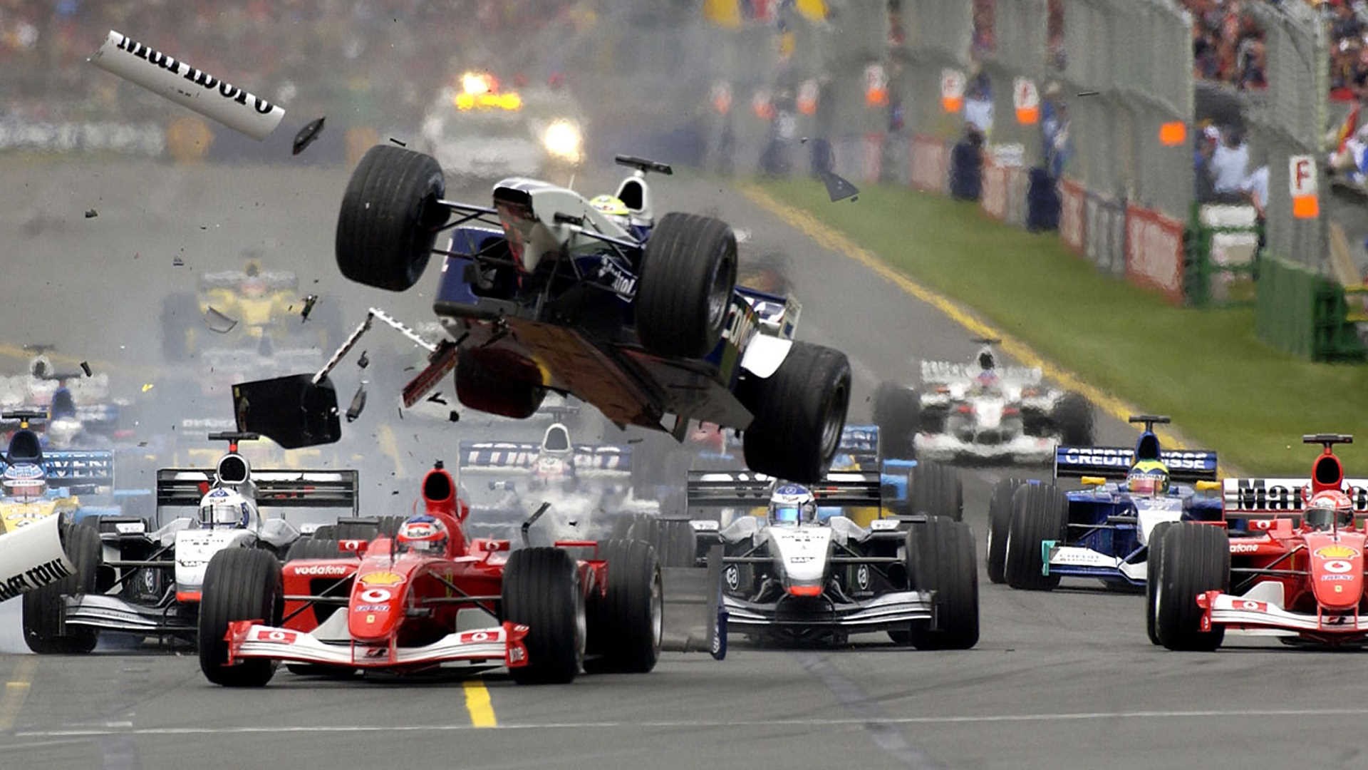 F1 Crash Wallpaper Free F1 Crash Background