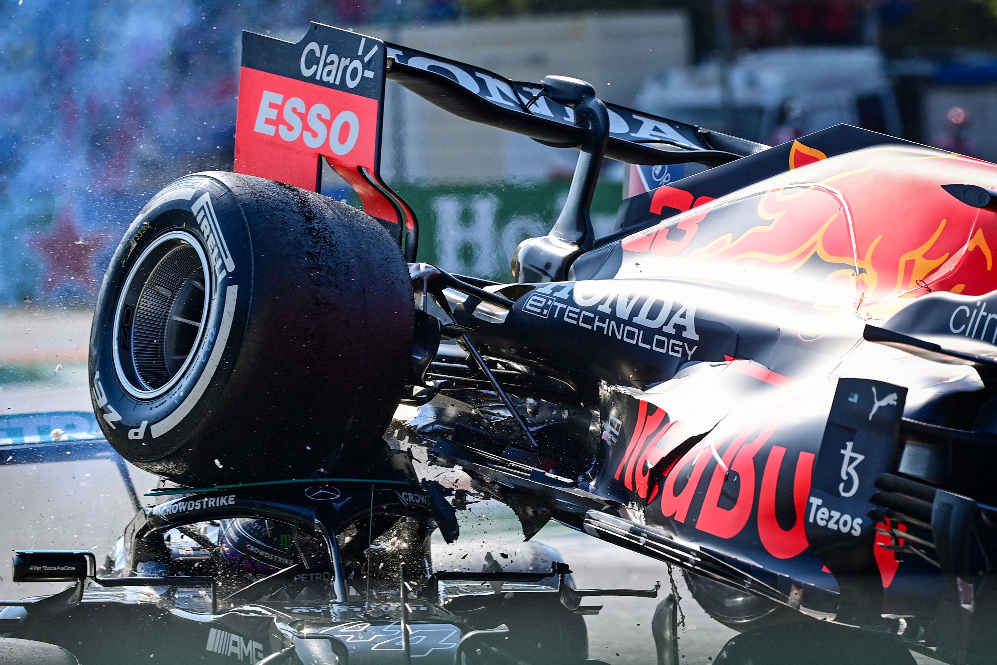 Gallery: Hamilton, Verstappen Crash Overshadows 1 2 Finish For McLaren At F1 Italian Grand Prix