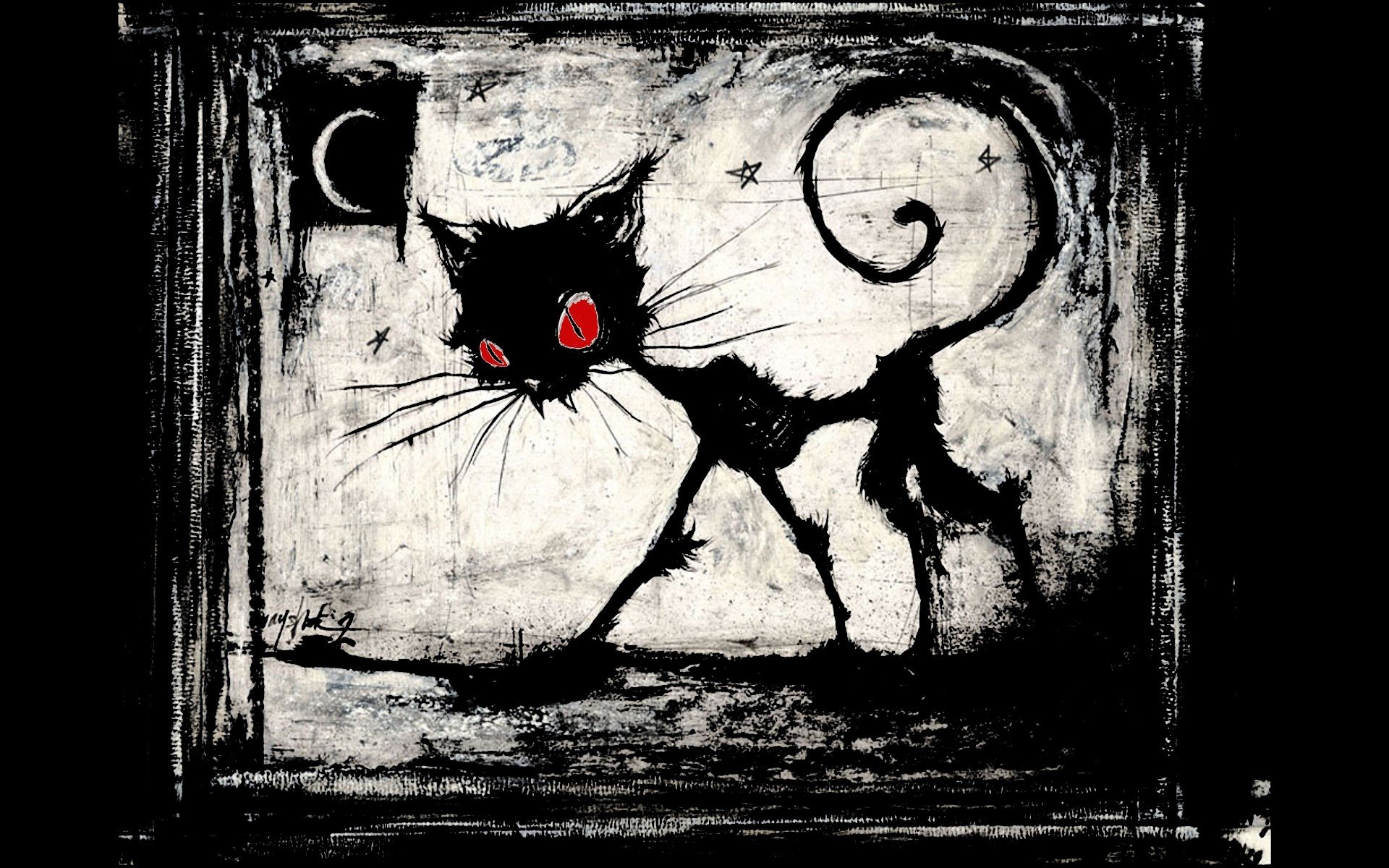 Witch Cat Wallpapers Wallpaper Cave