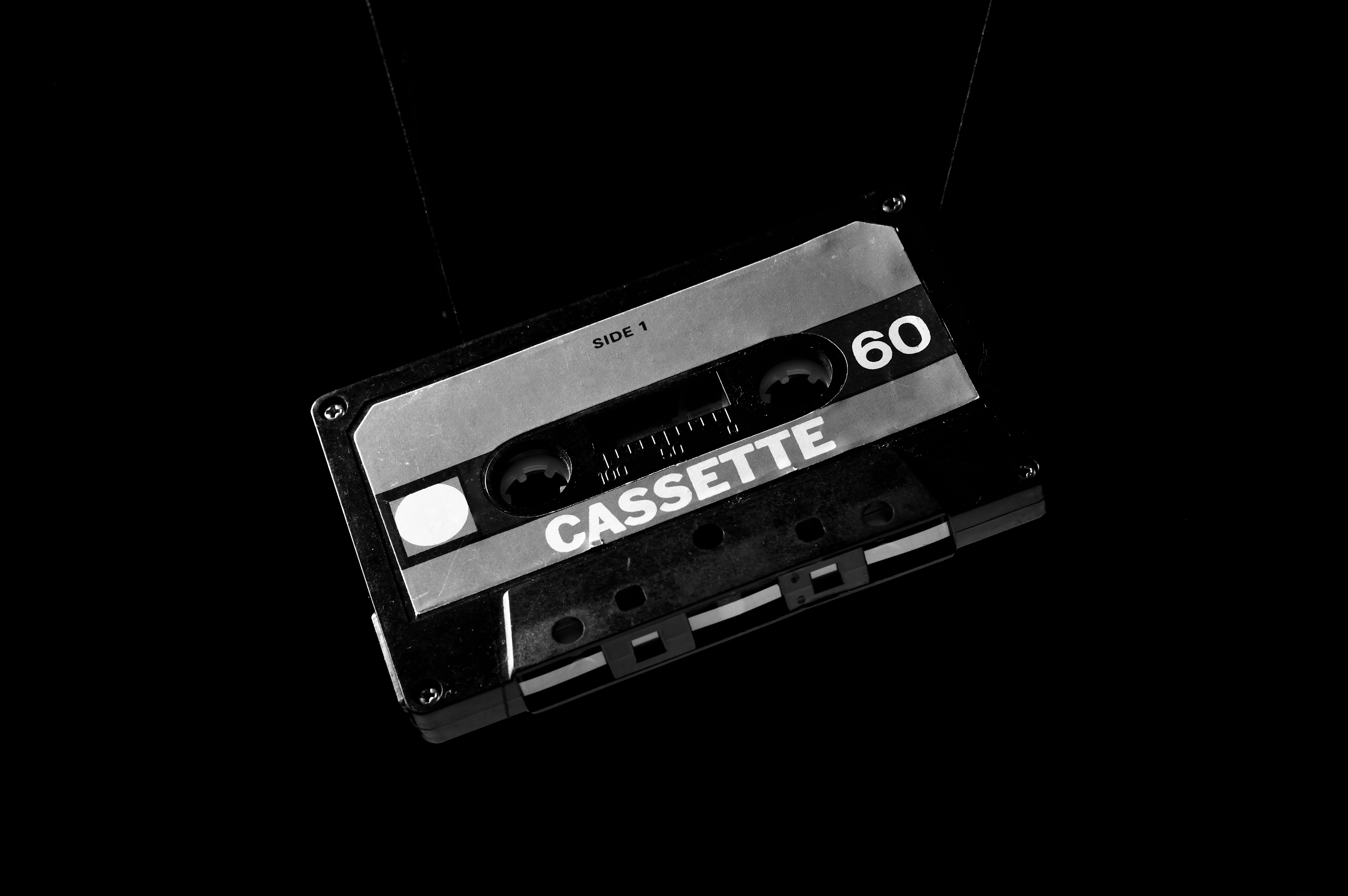 White and Black Cassette · Free