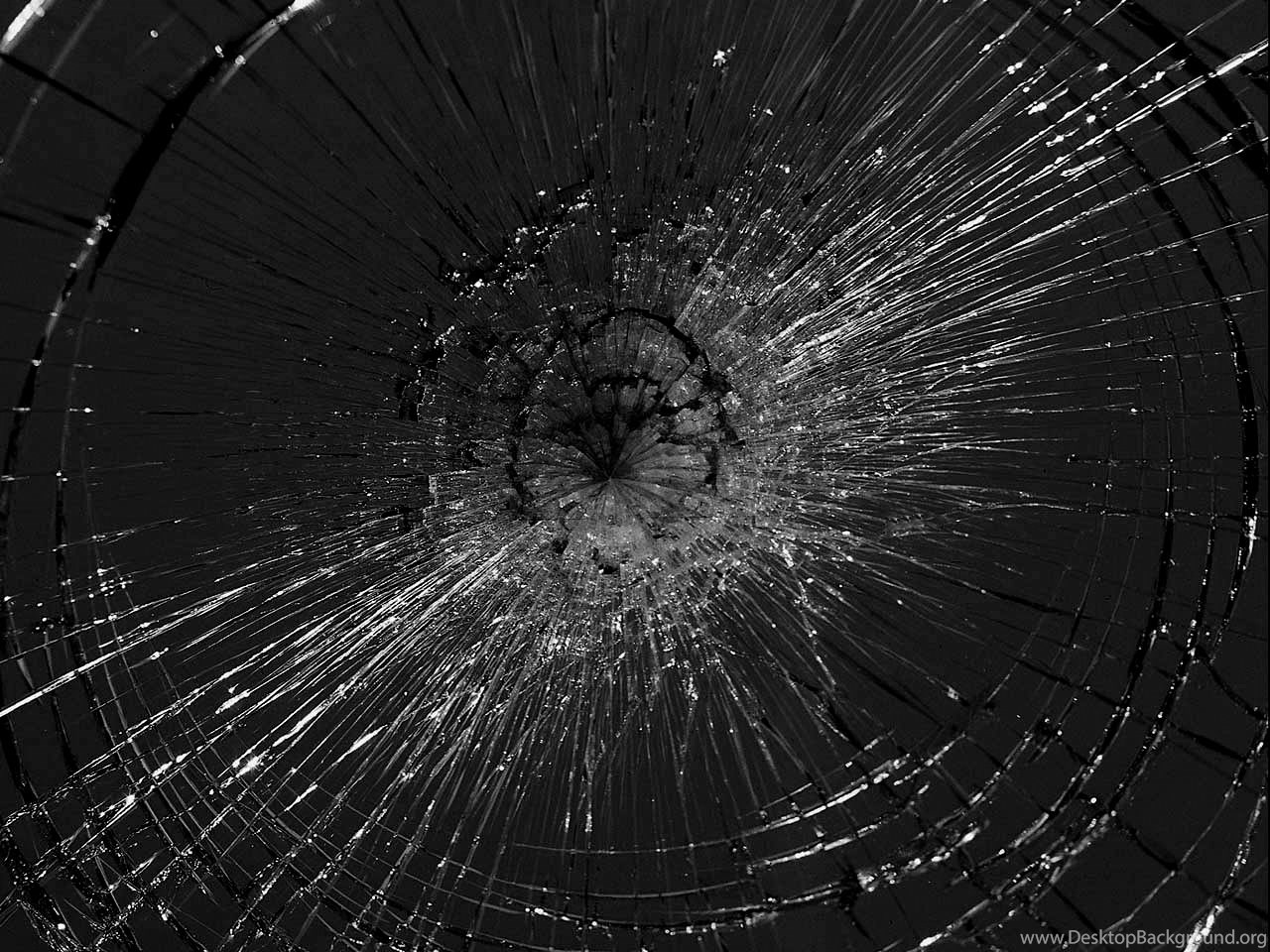 Wallpaper Bullets Image Of Broken Glass Bullet Hole Window. Desktop Background