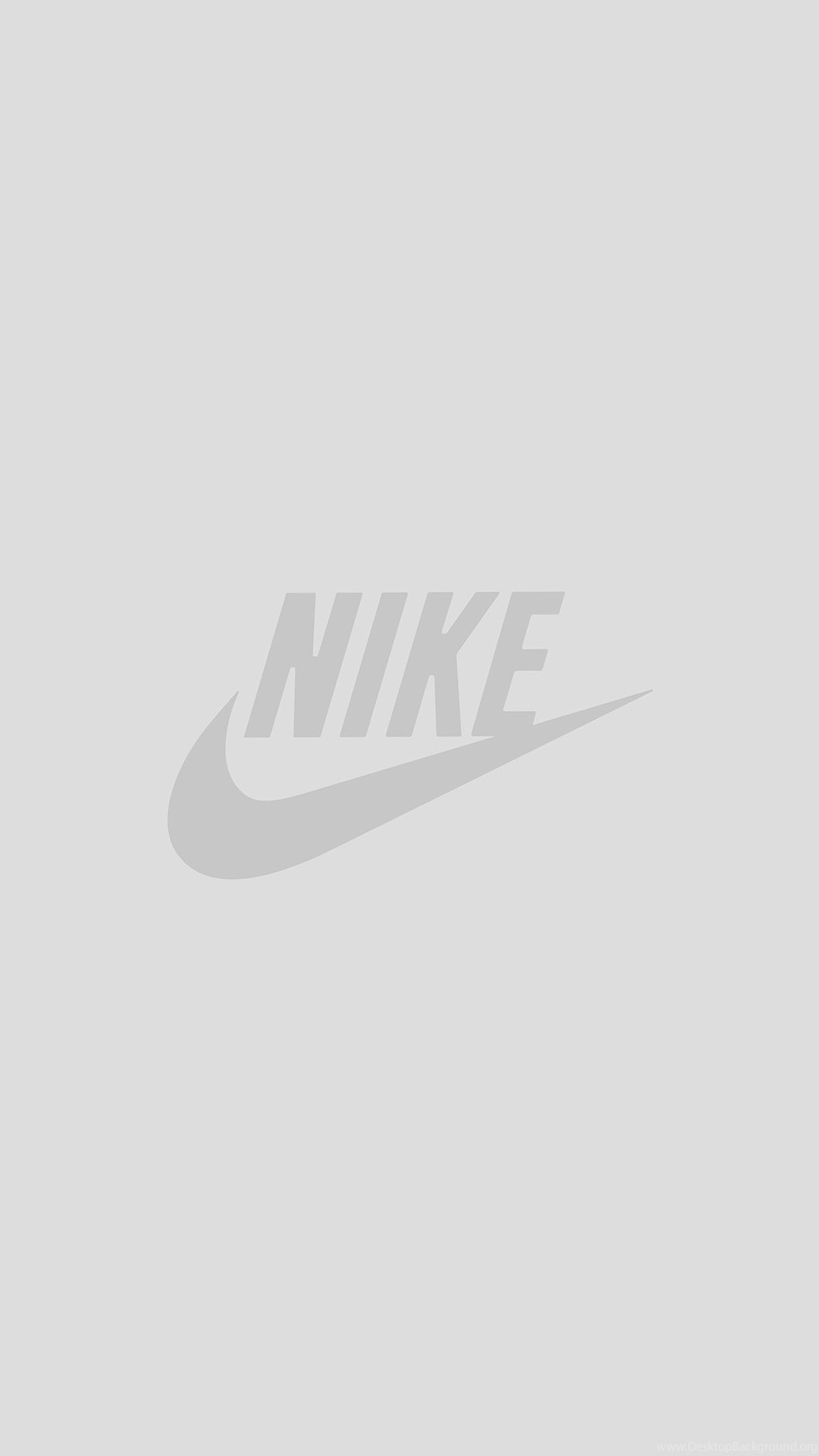 Nike Logo Sports Art Minimal Simple White iPad Air Wallpaper. Desktop Background