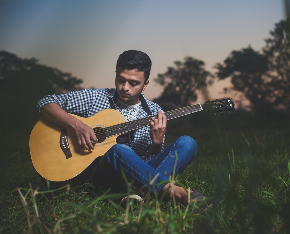 Man With Guitar Picture. Download Free Image