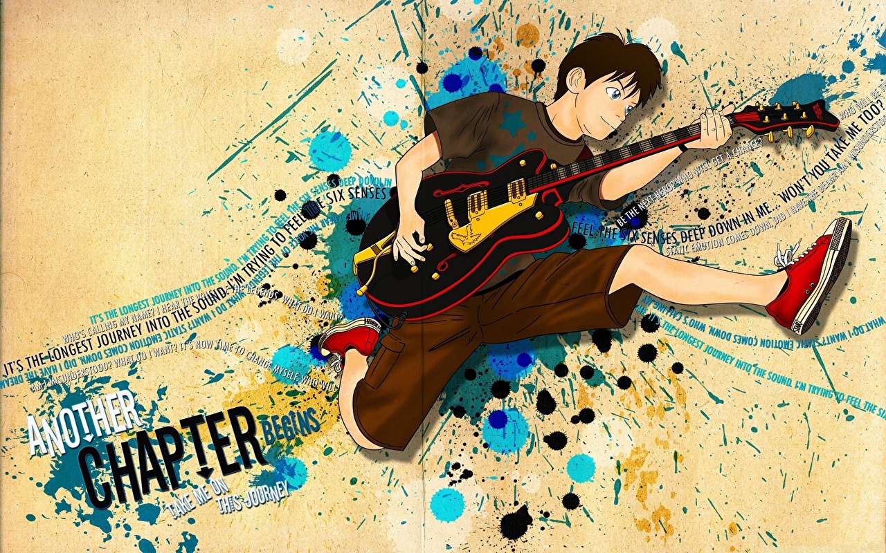 Photos Guitar guy Anime Vector Graphics