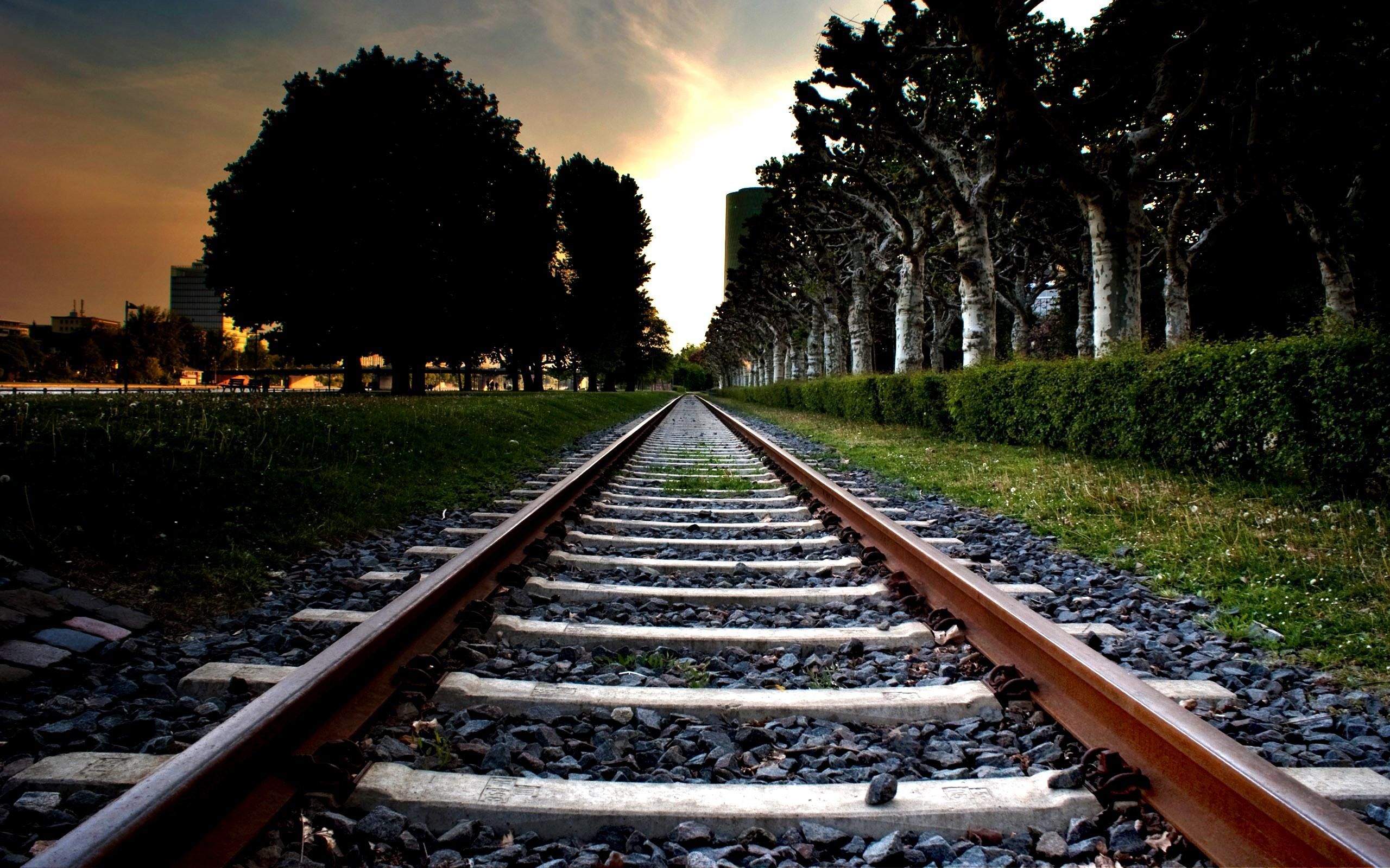 Train Tracks Wallpaper