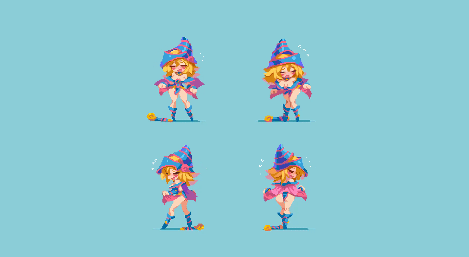 Dark Magician Girl Pixel live wallpaper [DOWNLOAD FREE]