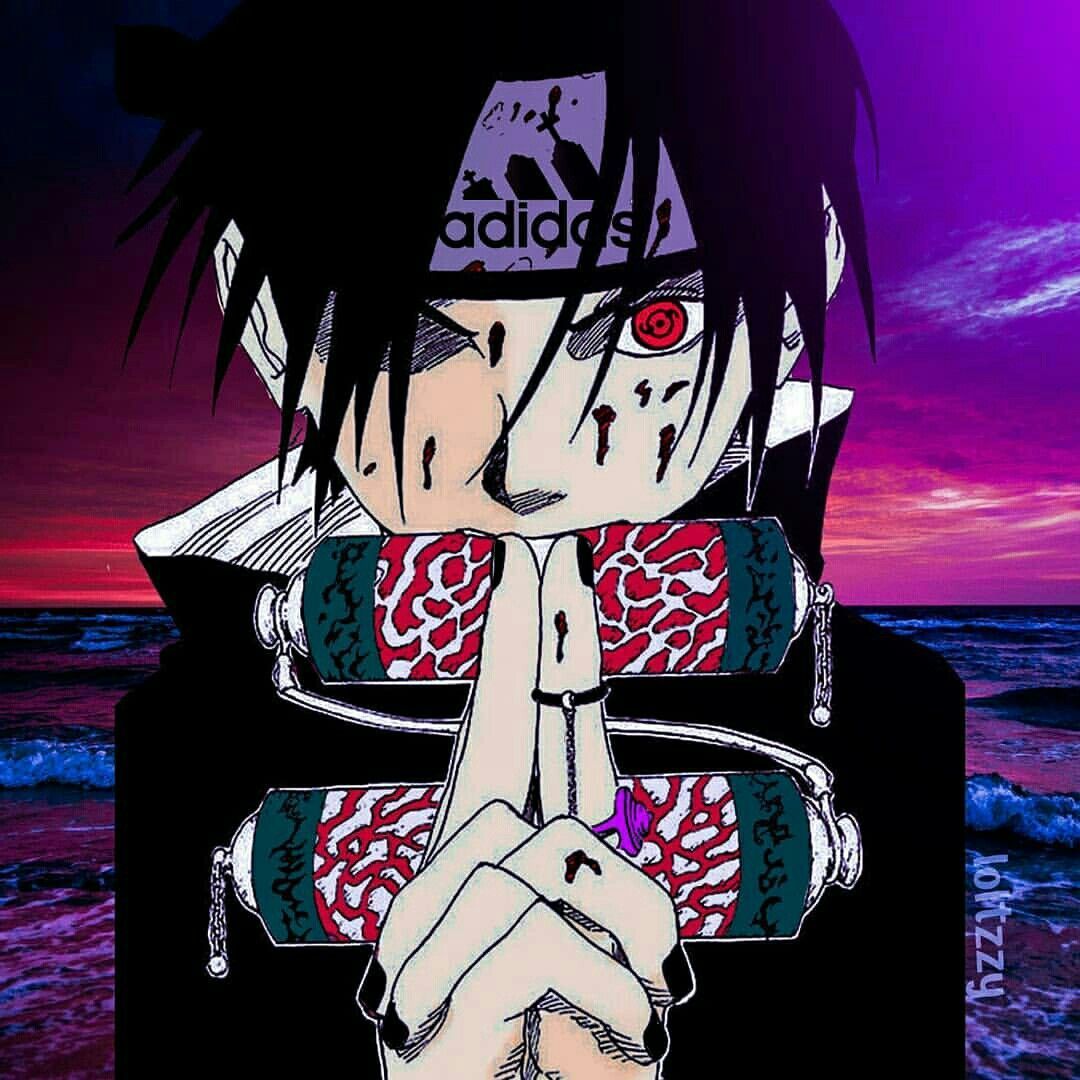 Download Sasuke Supreme Drip Dope Laptop Wallpaper