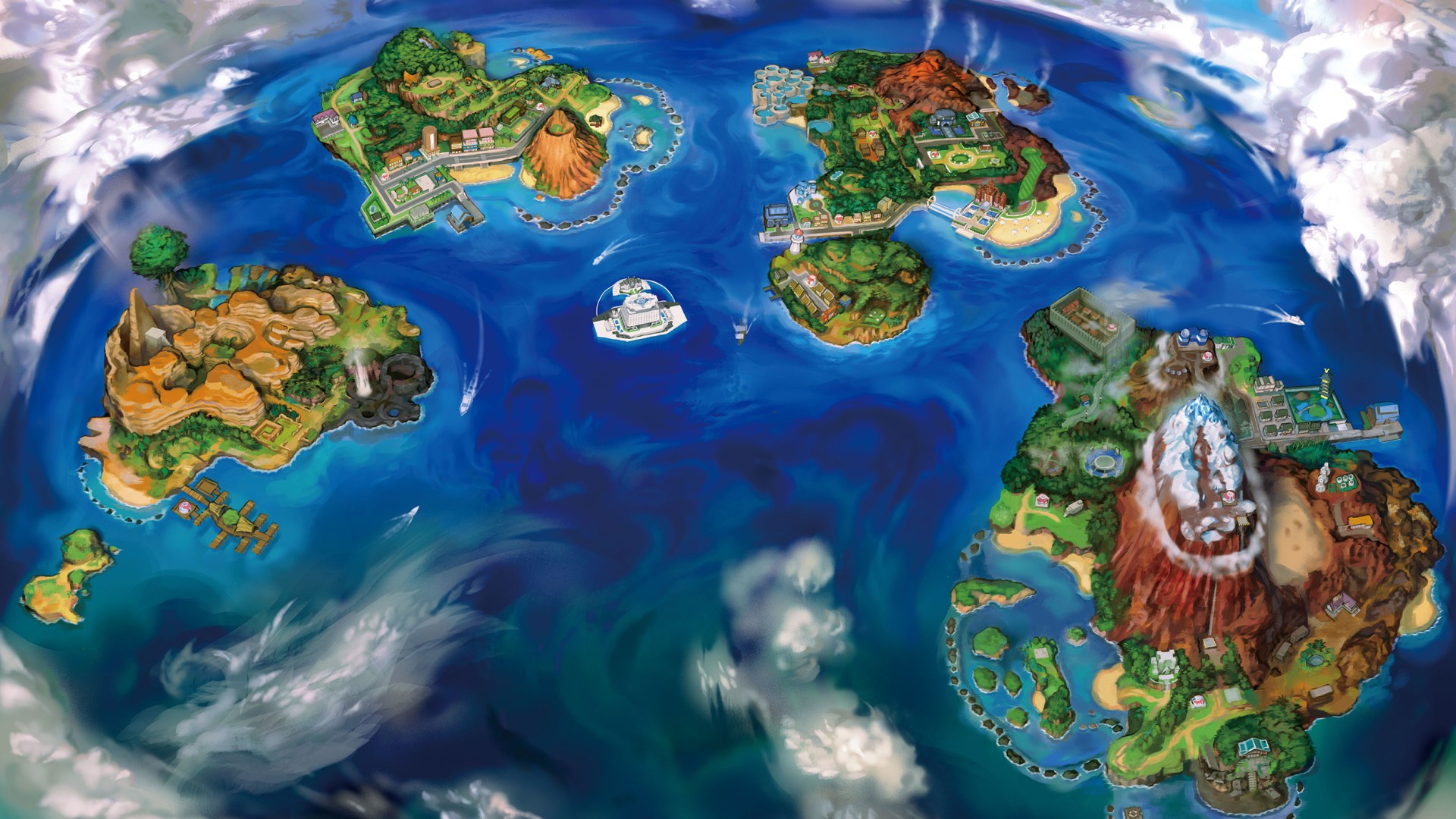 Alola Pokemon Regions Map