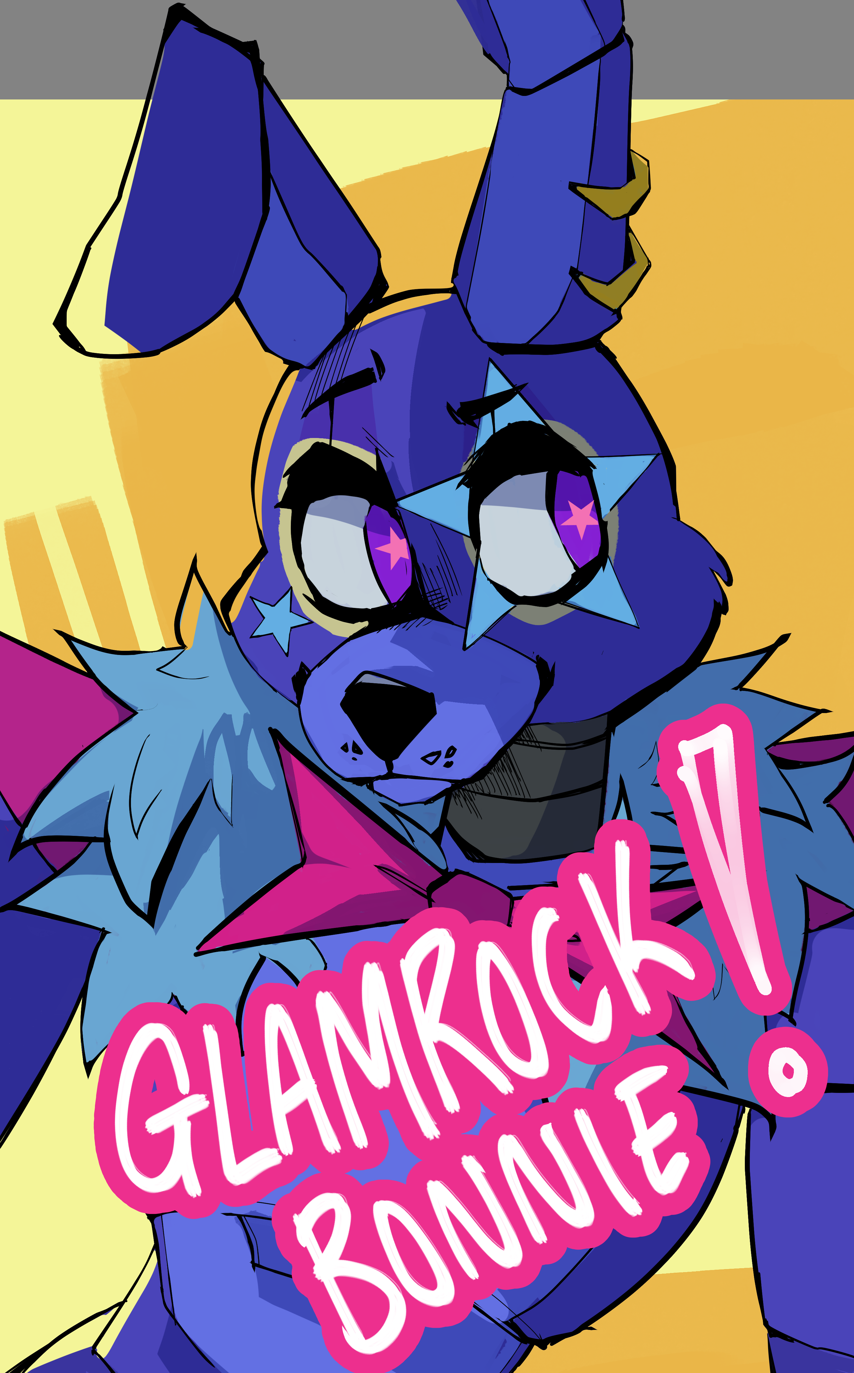 My Glamrock Bonnie Design (using in game depictions and fan art as