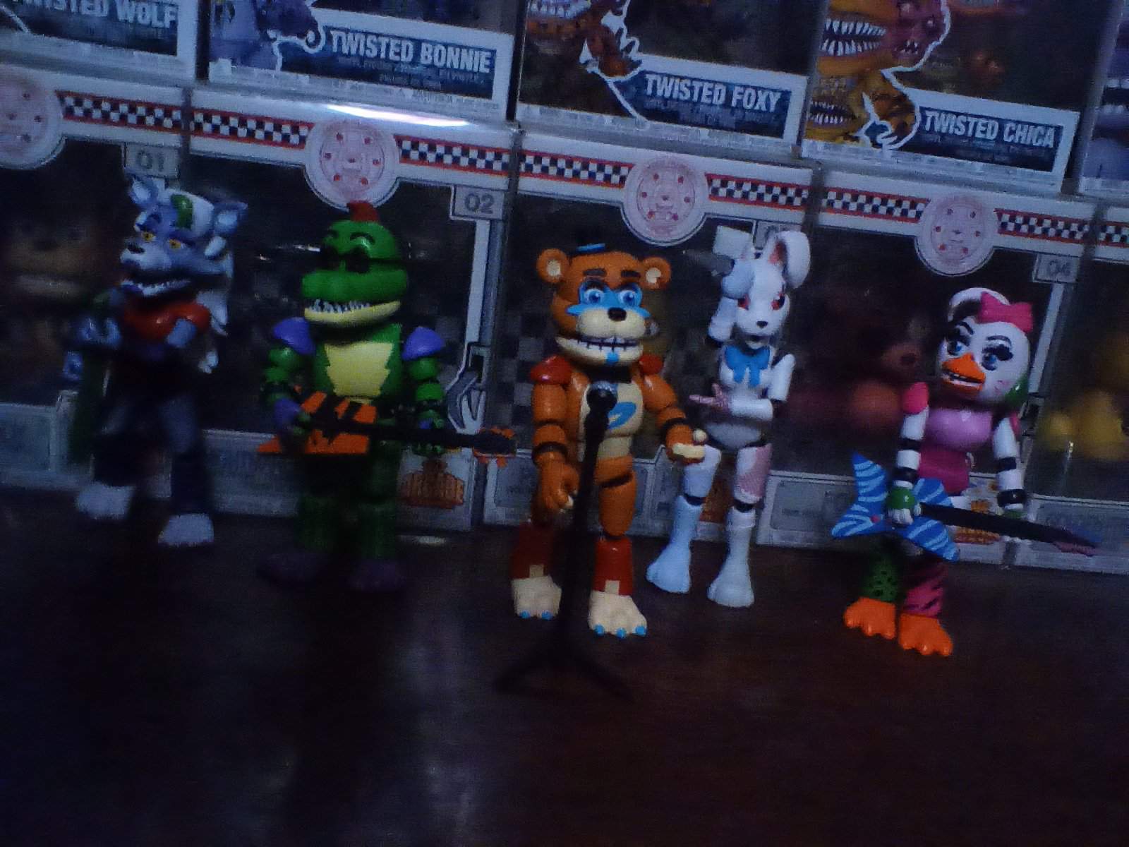 Got My Glamrock Action figures. Five Nights At Freddy's Amino