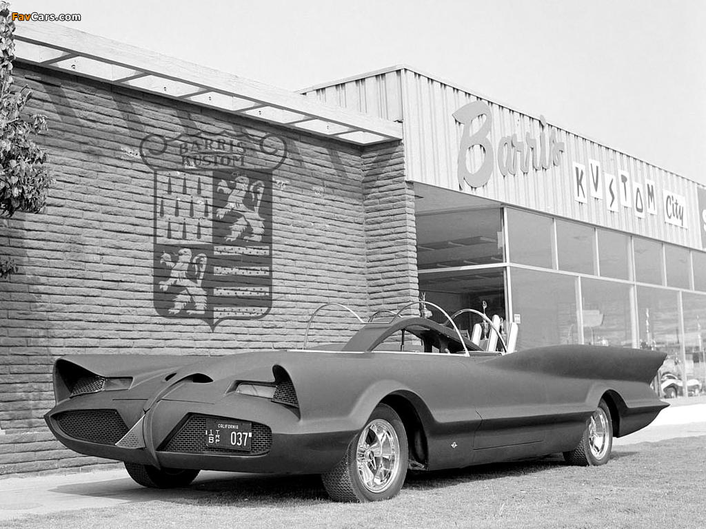 Lincoln Futura Batmobile by Fiberglass Freaks 1966 wallpaper (1024x768)