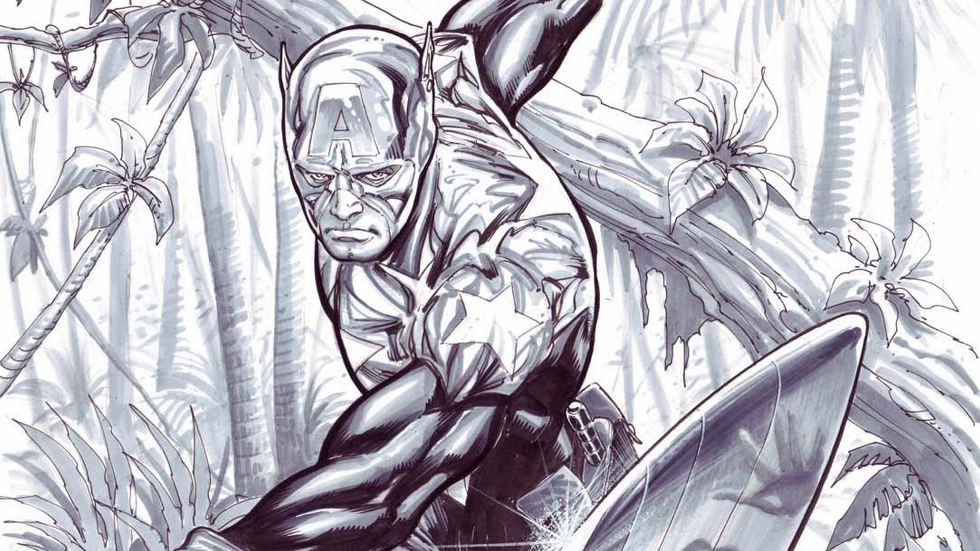 Captain America Wallpaper for Desktop