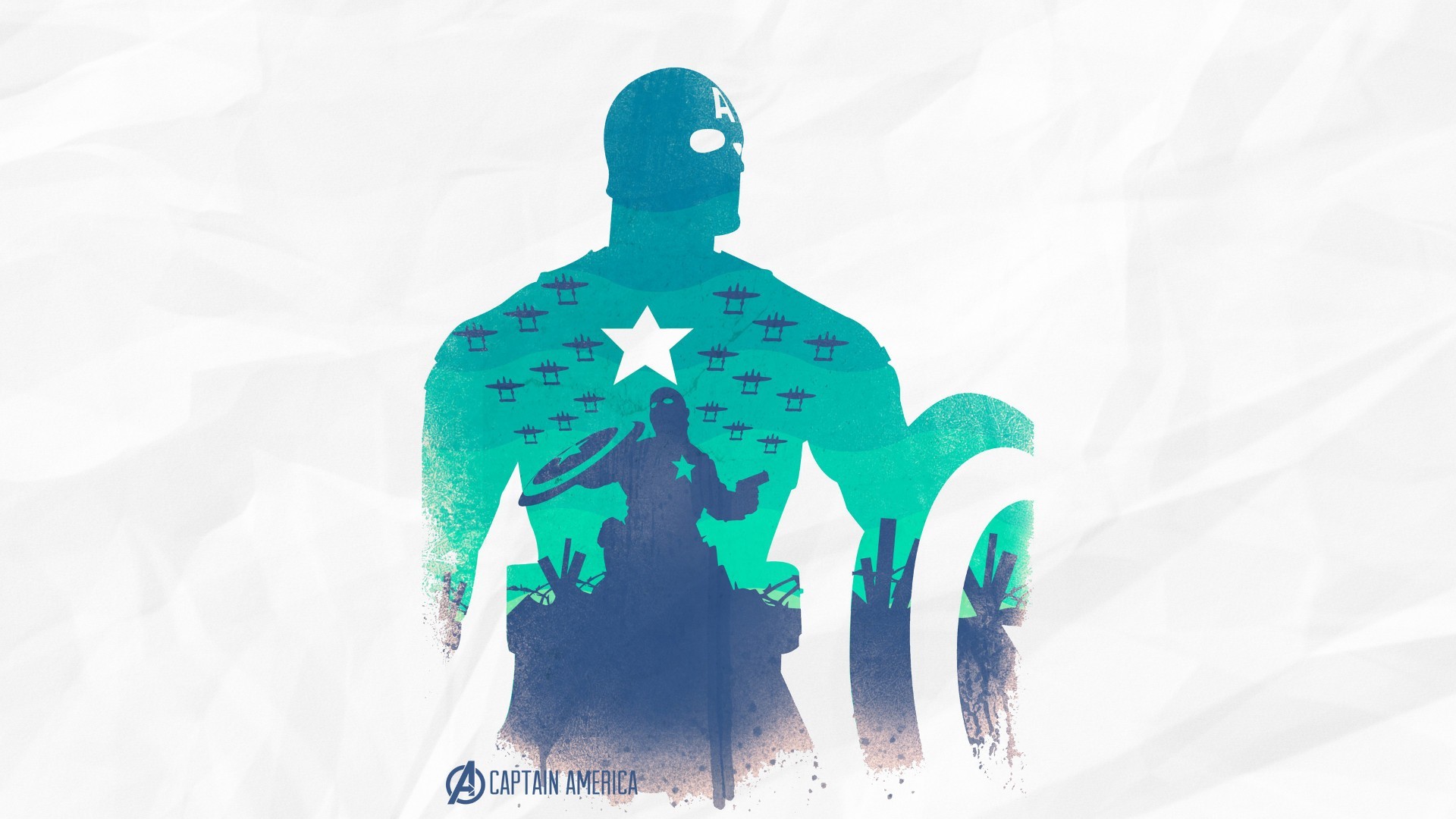 Wallpaper, drawing, illustration, Captain America, The Avengers, ART, sketch 1920x1080