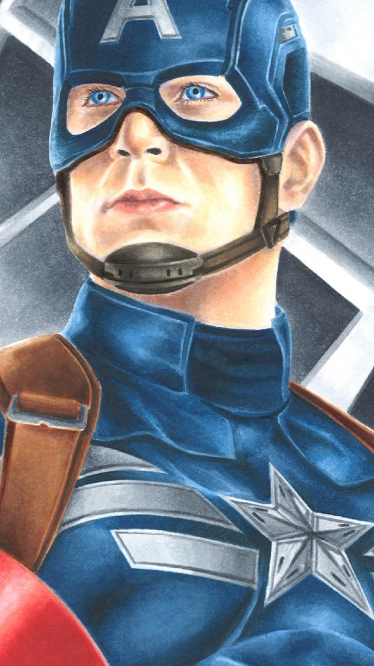 ScreenBeauty. captain america, art, marvel comics