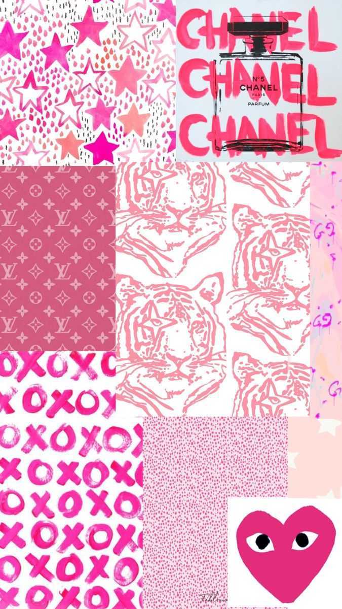 Cute iPhone Pink Preppy Wallpaper