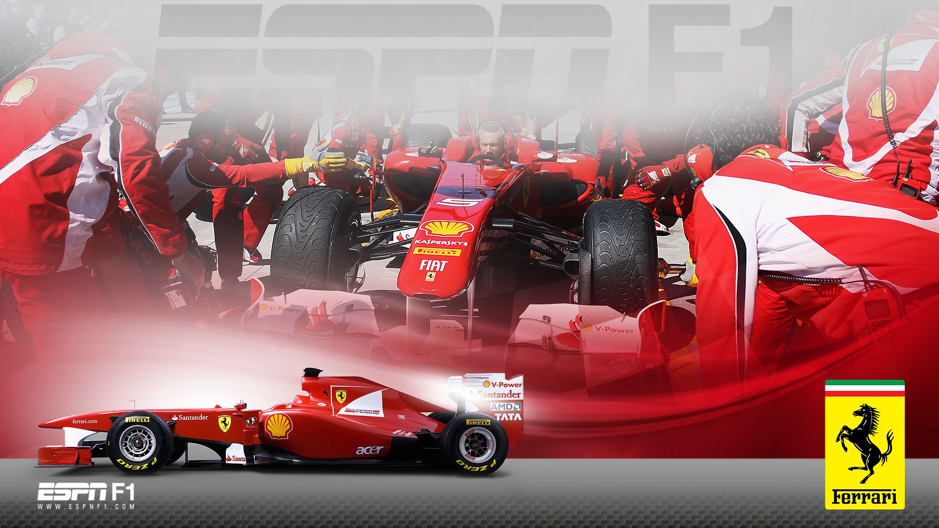 Ferrari 2011. Formula 1 wallpaper