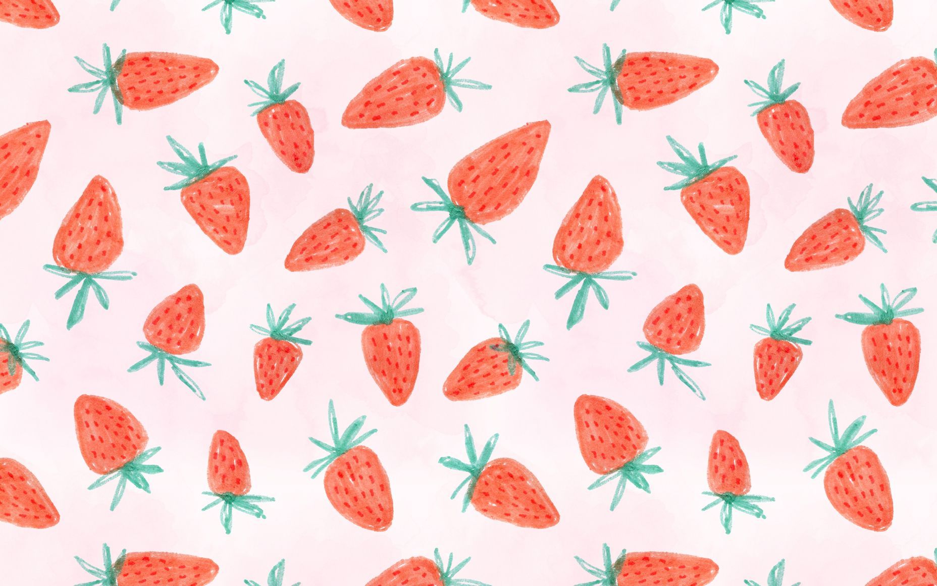 Strawberry Aesthetic Wallpaper Laptop