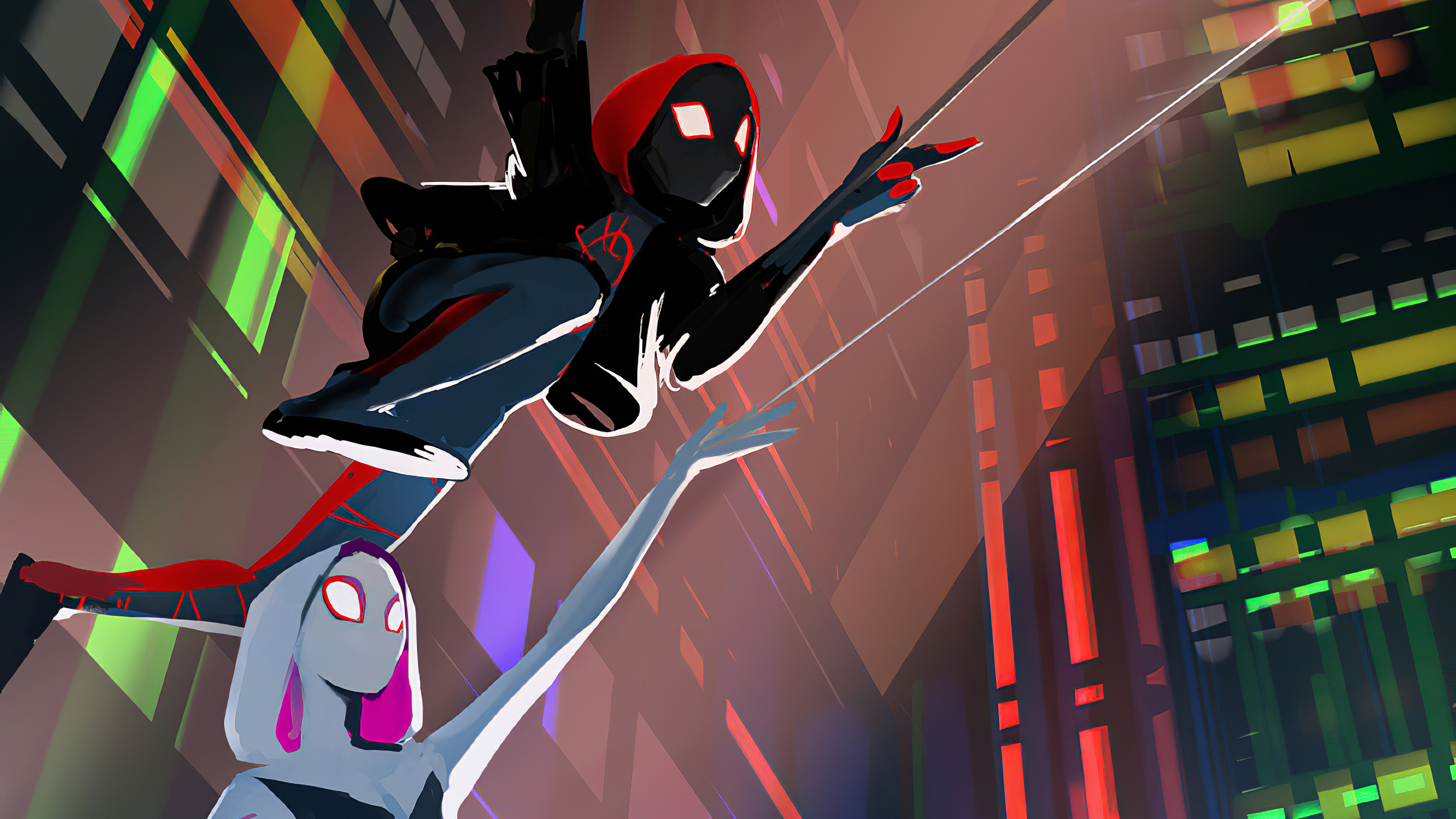 Spider Man And Spider Gwen, HD Superheroes, 4k Wallpaper, Image, Background, Photo and Picture