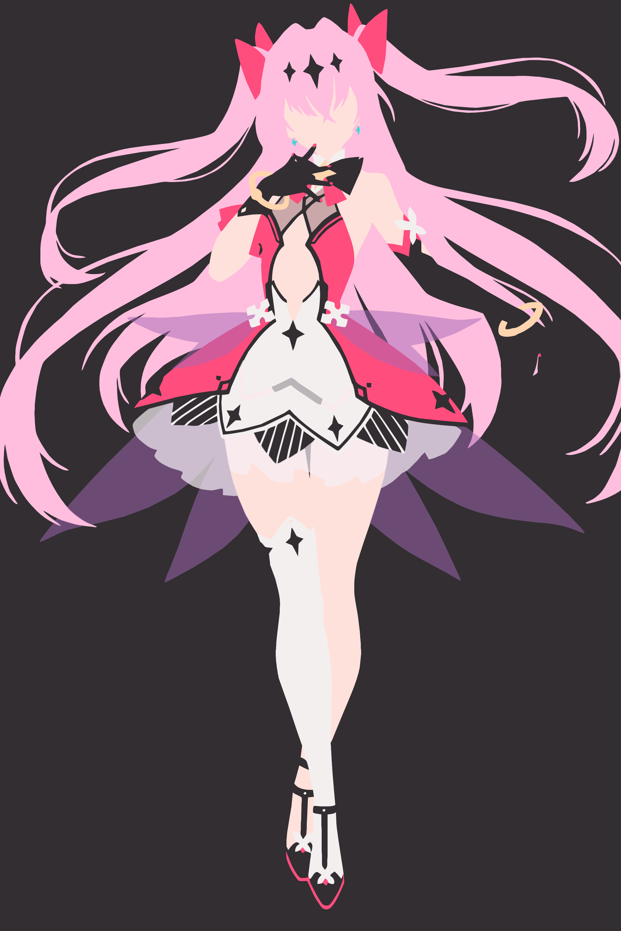 Top Model Luluca Minimalist Wallpaper By Jamado ( Wich one do you prefer ?)