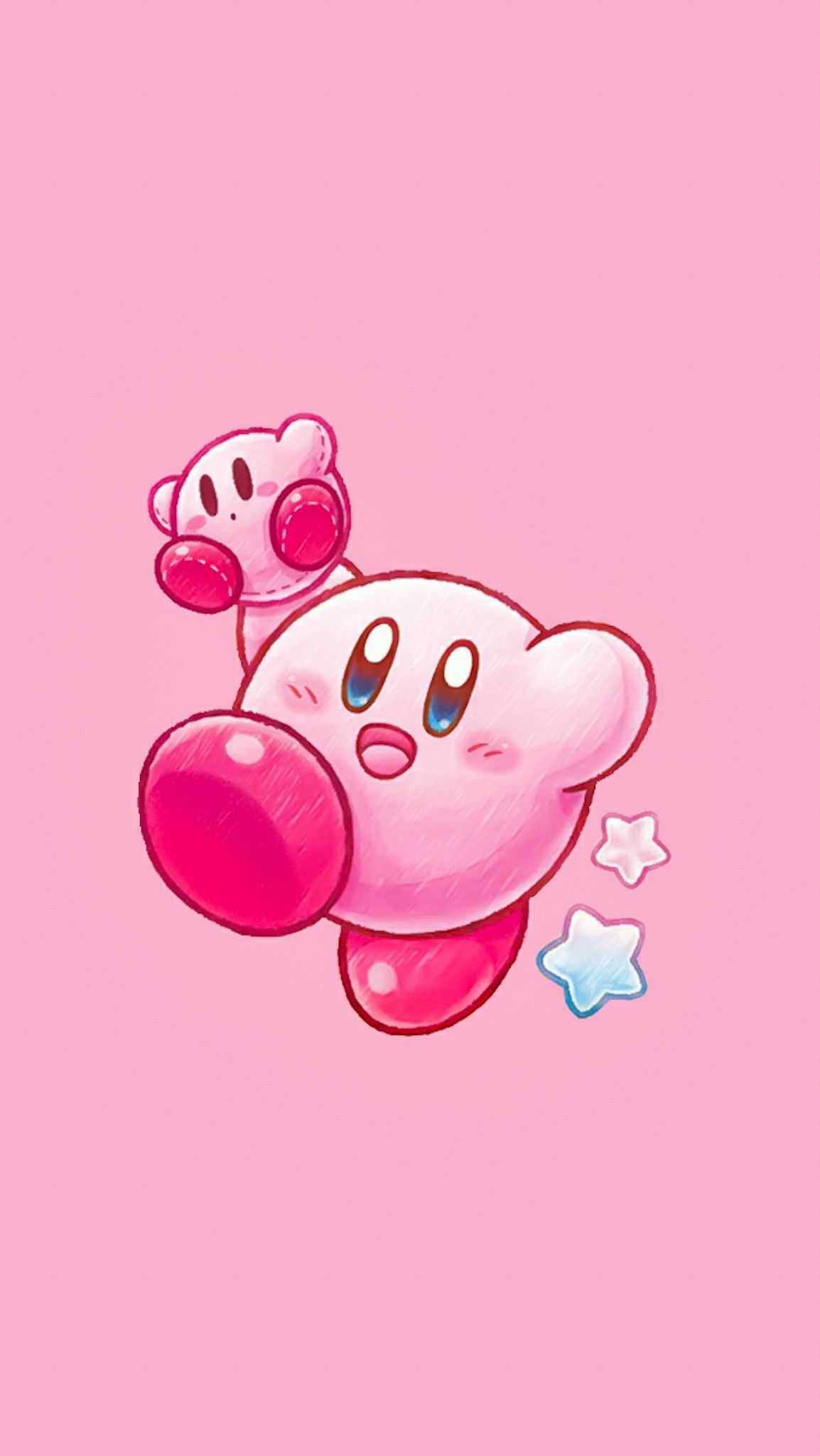Download Pink Kawaii Kirby Wallpaper  Wallpaperscom