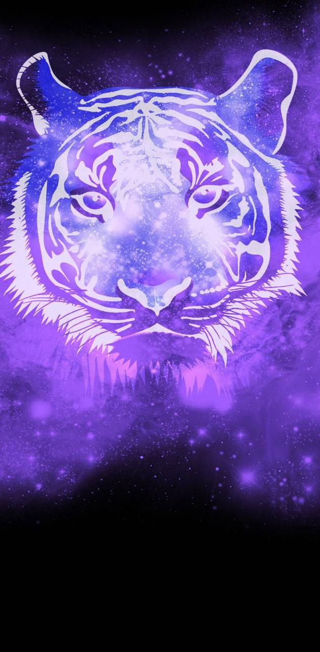 Purple Tiger wallpaper