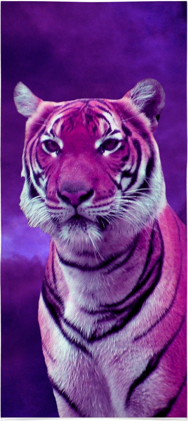 Check Out My New Product Products Purple Tiger Beach Towel?aff=BWeX On RageOn!. Pet Tiger, Aesthetic Dog, Cat Aesthetic