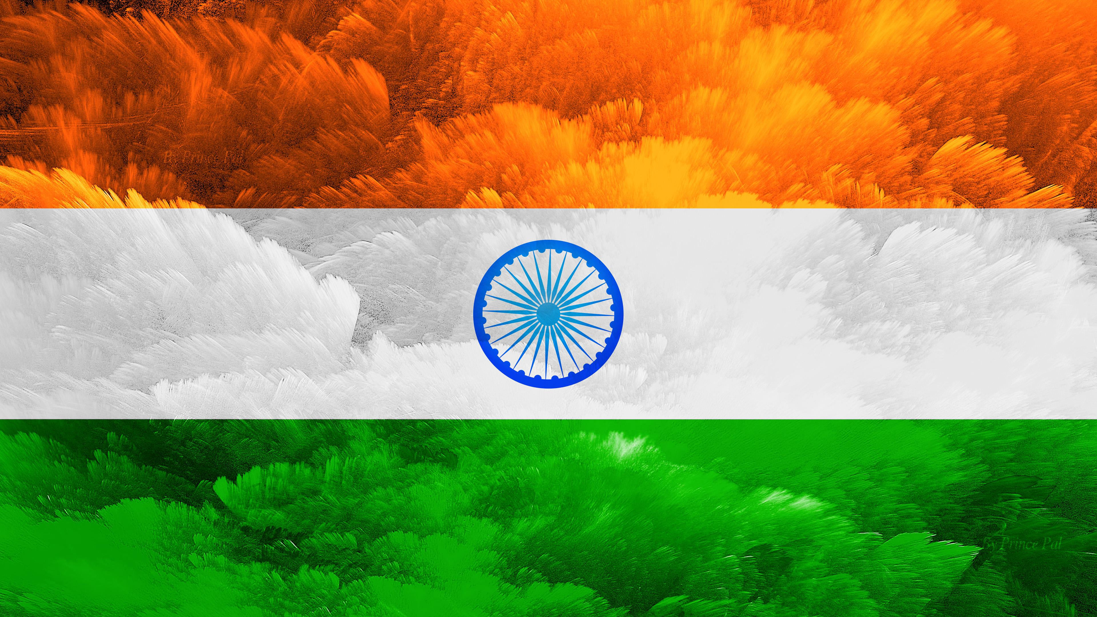 4K Wallpaper of Indian Flag for Independence Day and Republic Day Wallpaper. Desktop Background. Mobile Phone Wallpaper