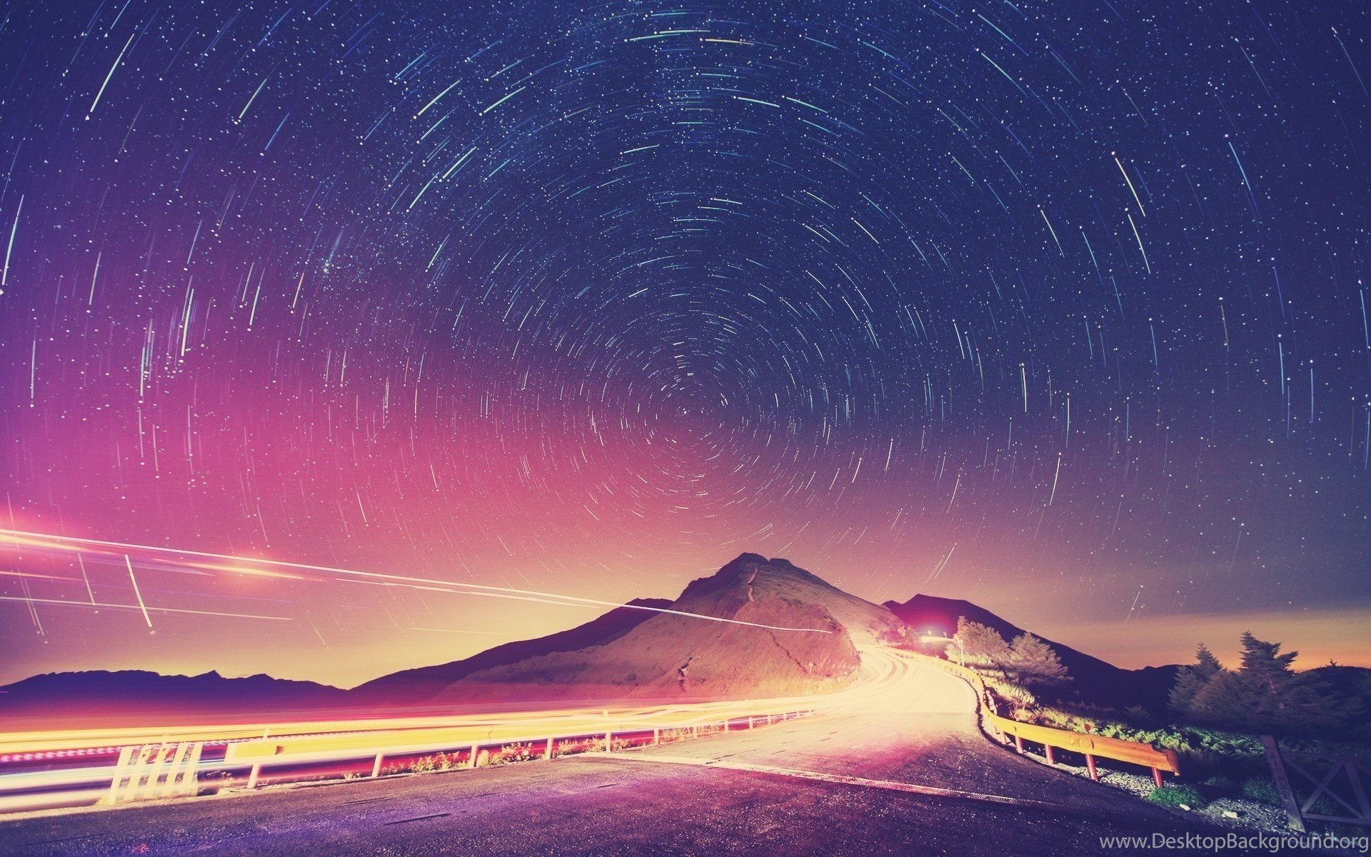 Circular Stars In The Night Sky Wallpaper WallDevil Best Free. Desktop Background