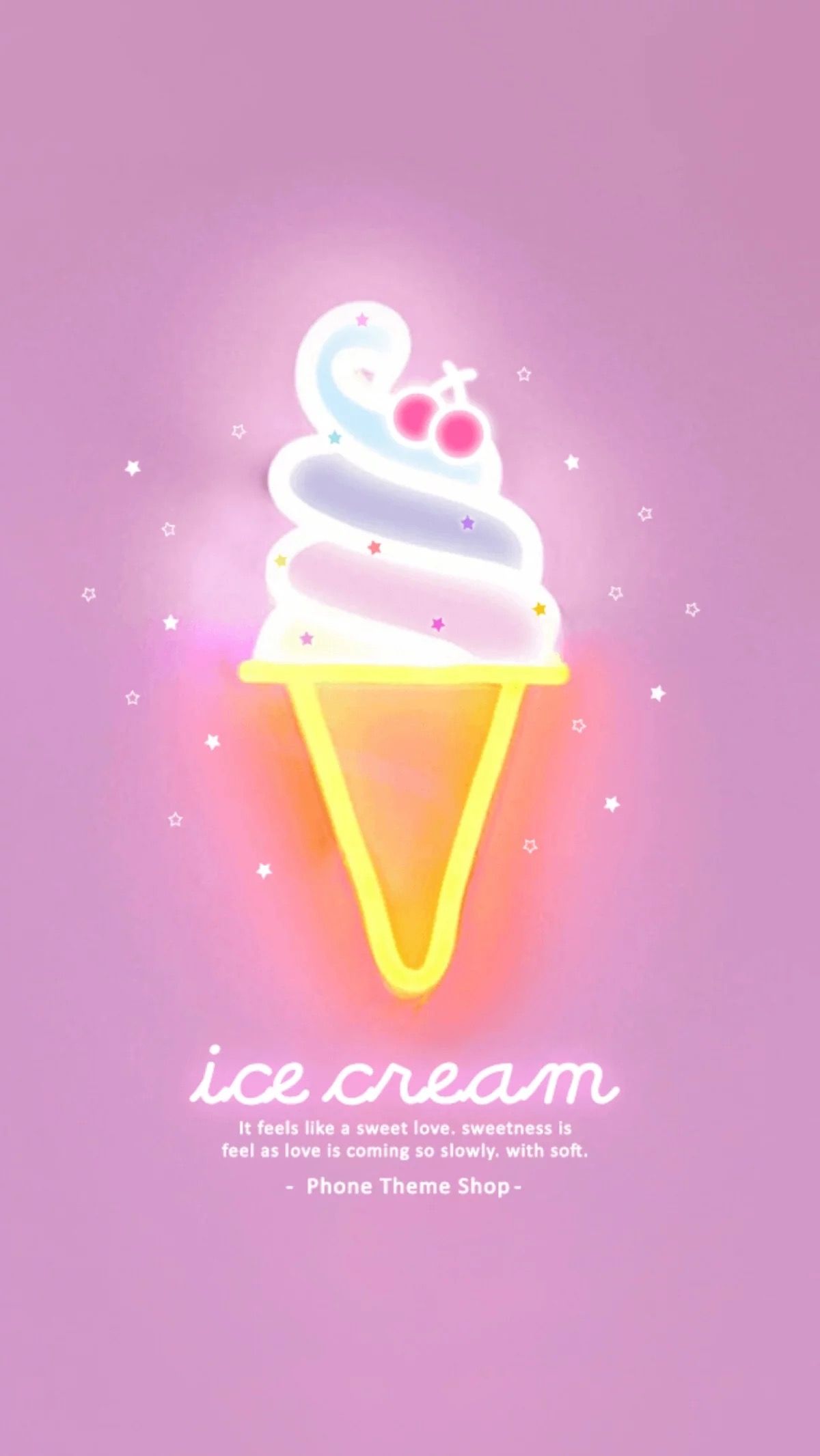 Kawaii Ice Cream Wallpaper