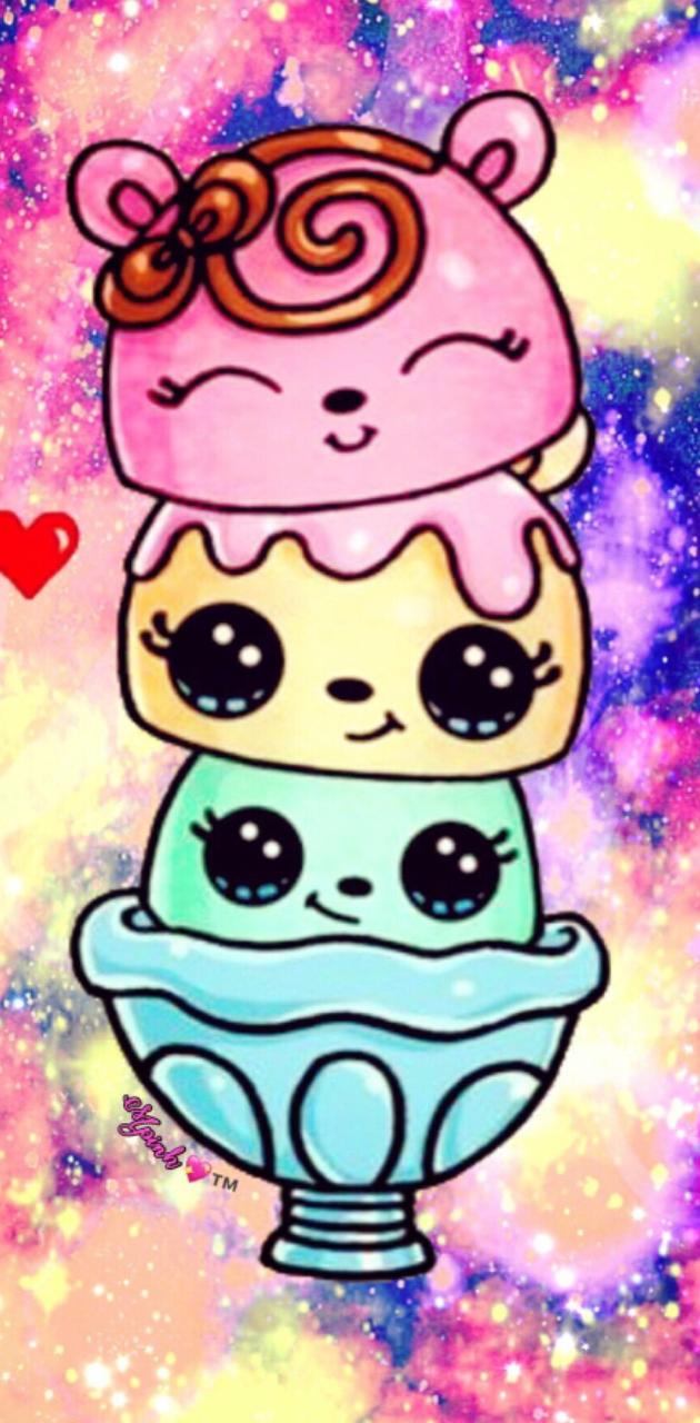 Cute ice cream wallpaper
