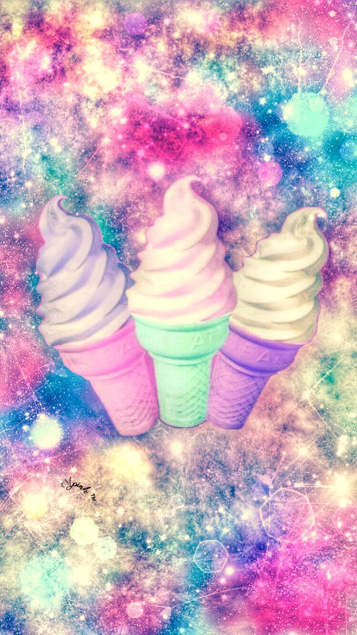 Rainbow Ice Cream Wallpaper
