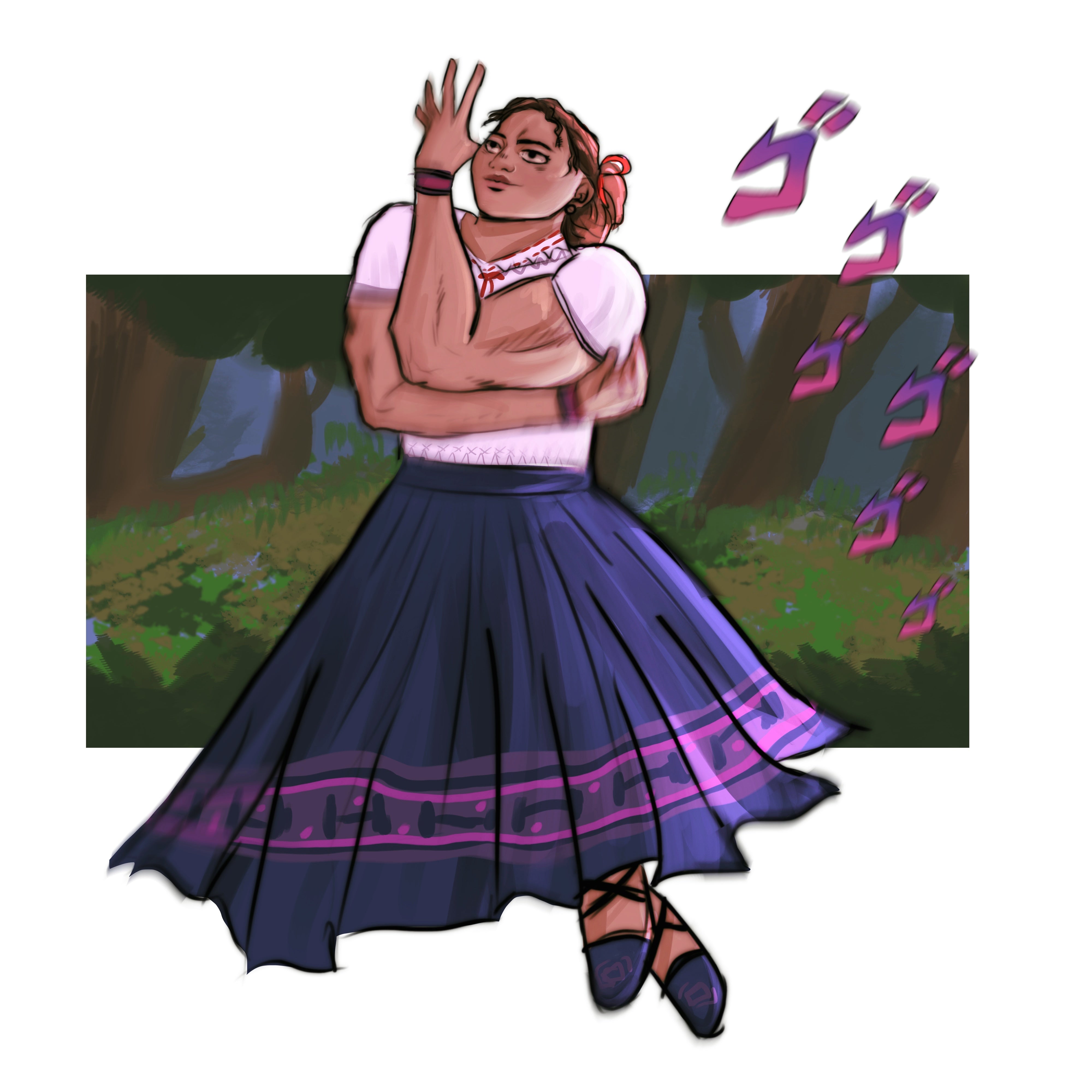 Luisa is my favorite character in this movie. I love that a female was portrayed as strong and muscular. Also her song is so good and yet heartbreaking. I related to this