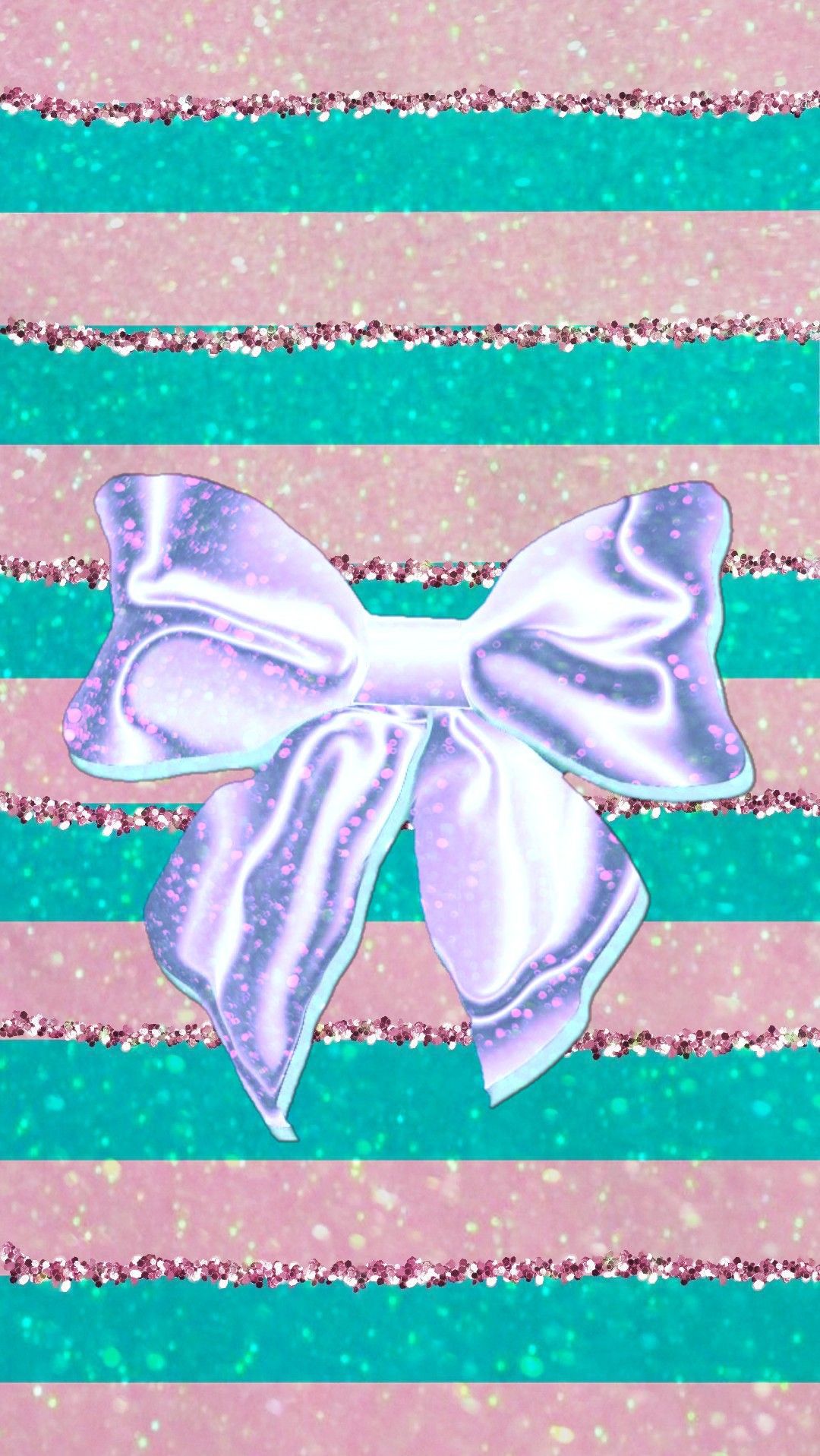 Glittery Bow, made by me #patterns #blue #glitter #sparkles #galaxy # wallpaper #background #sparkles. Bow wallpaper, Glitter phone wallpaper, iPhone wallpaper