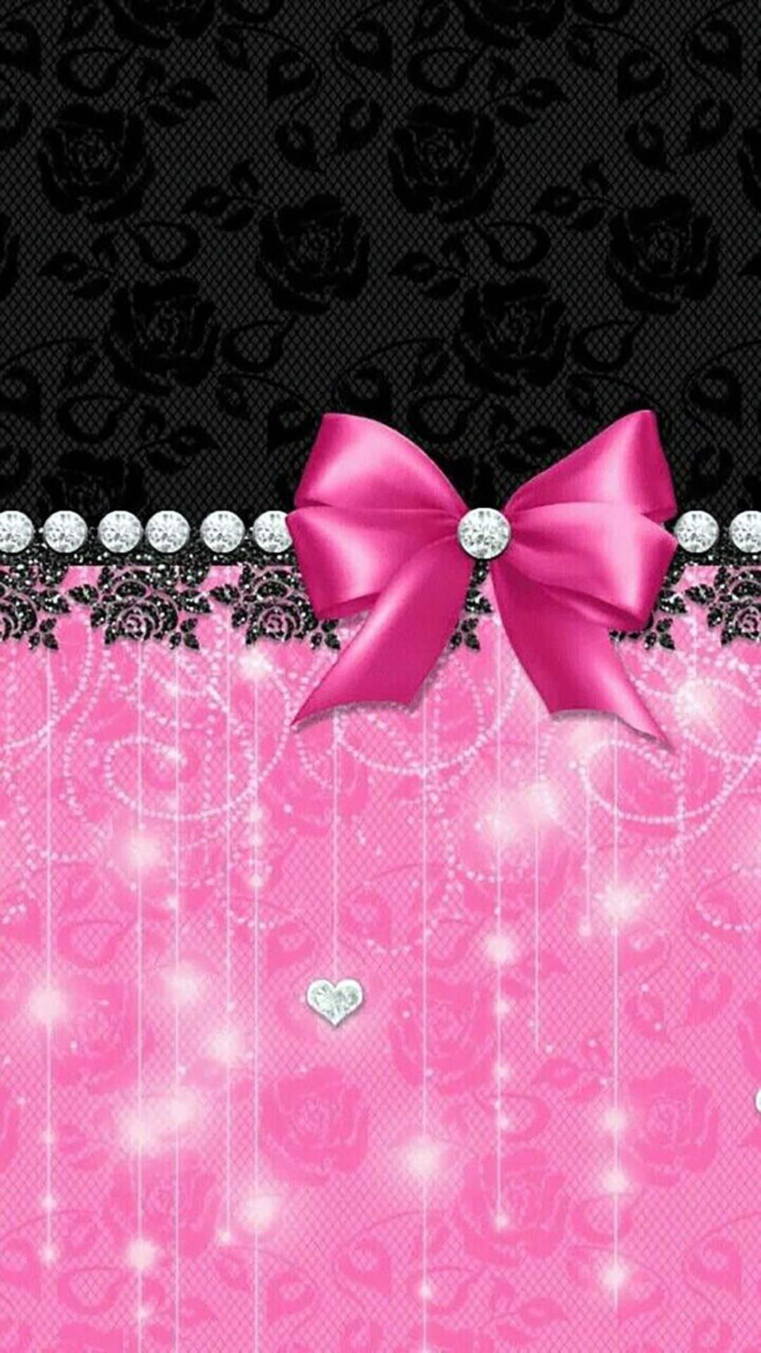 Pink Bow Wallpaper