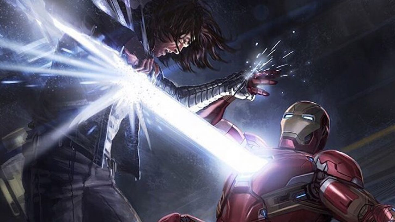 New 'Civil War' Concept Art Shows Iron Man Vs. The Winter Soldier