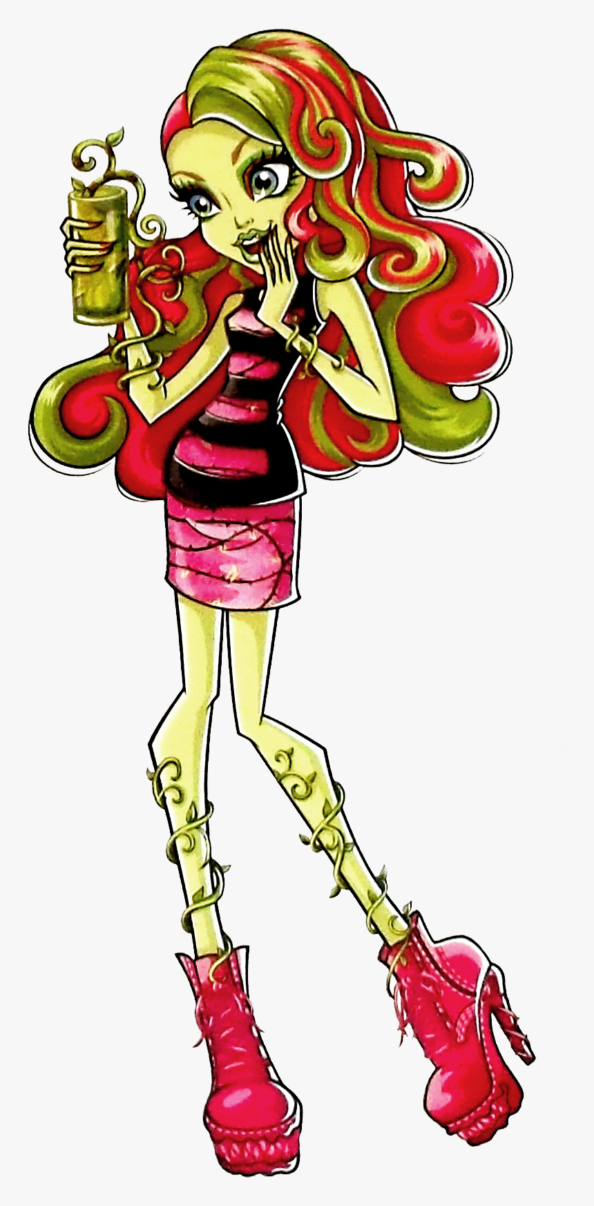 Monster High Wallpaper High Venus Mcflytrap Coffin Bean, HD Png Download, Transparent Png Image