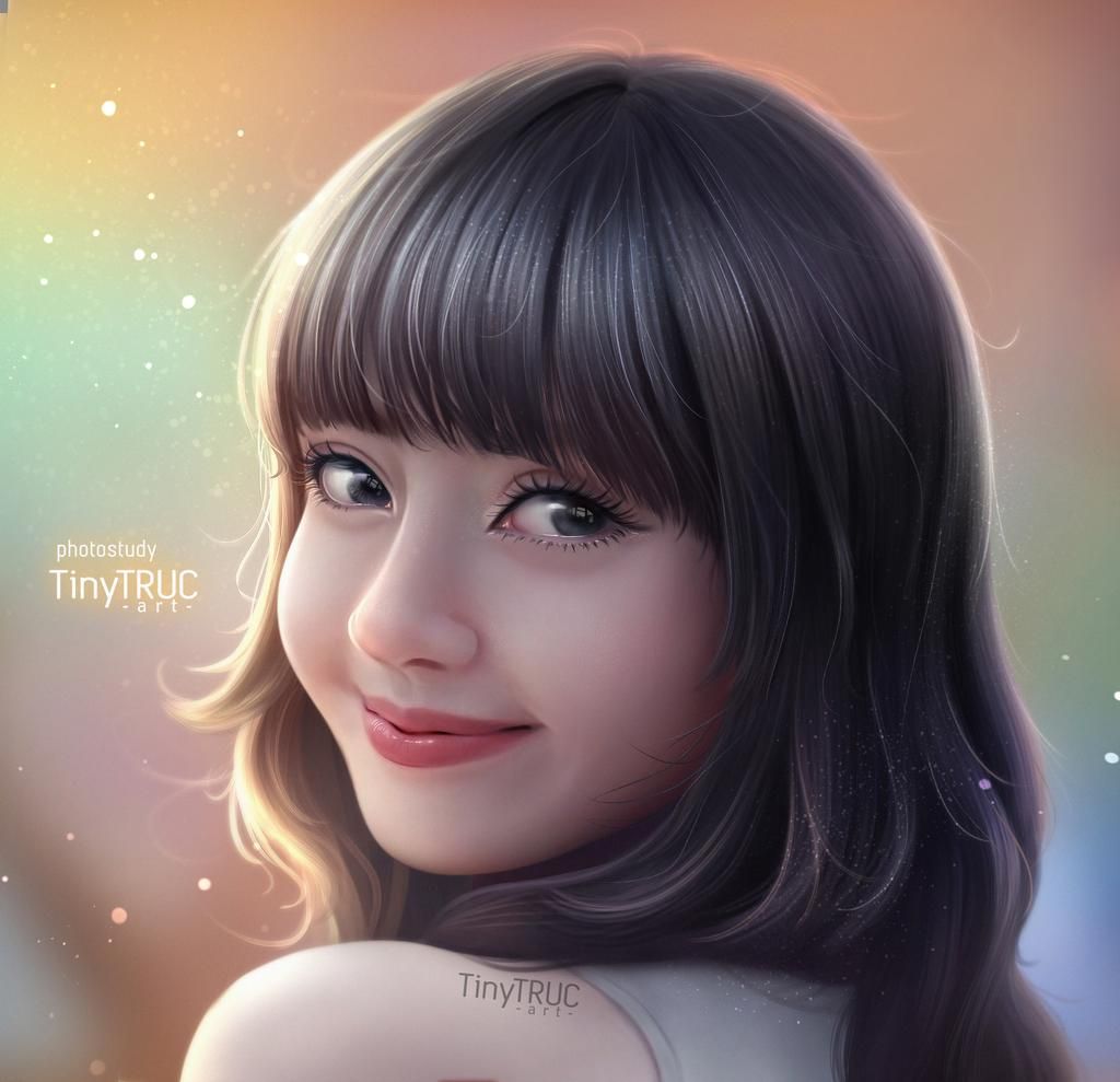 Lisa Blackpink fan art. Lisa blackpink wallpaper, Blackpink lisa, Digital art girl
