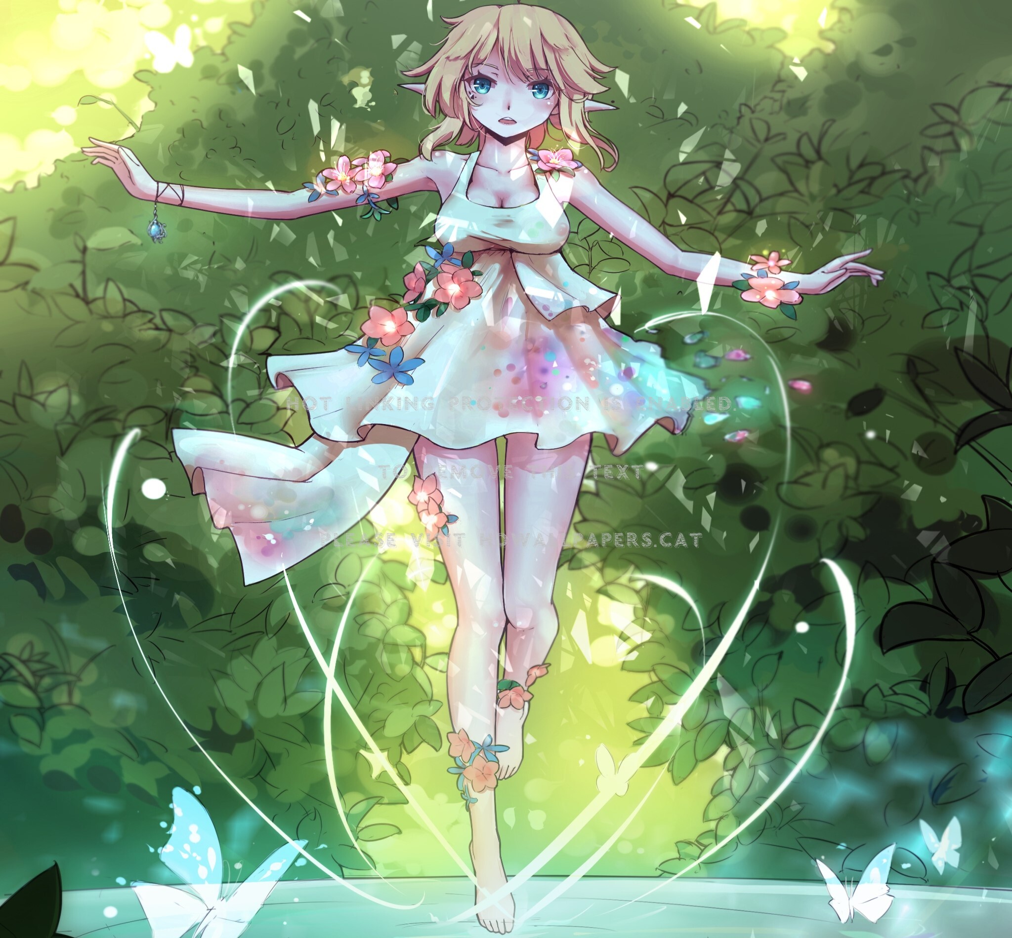 fairy of the lake pink magic anime ninfa