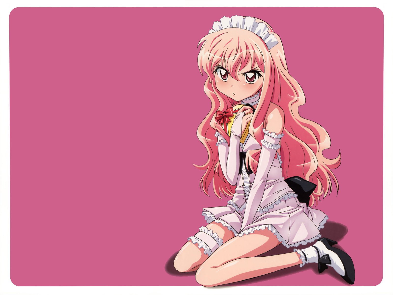 Anime, Zero No Tsukaima Magic Girl With Pink Hair Wallpaper & Background Download