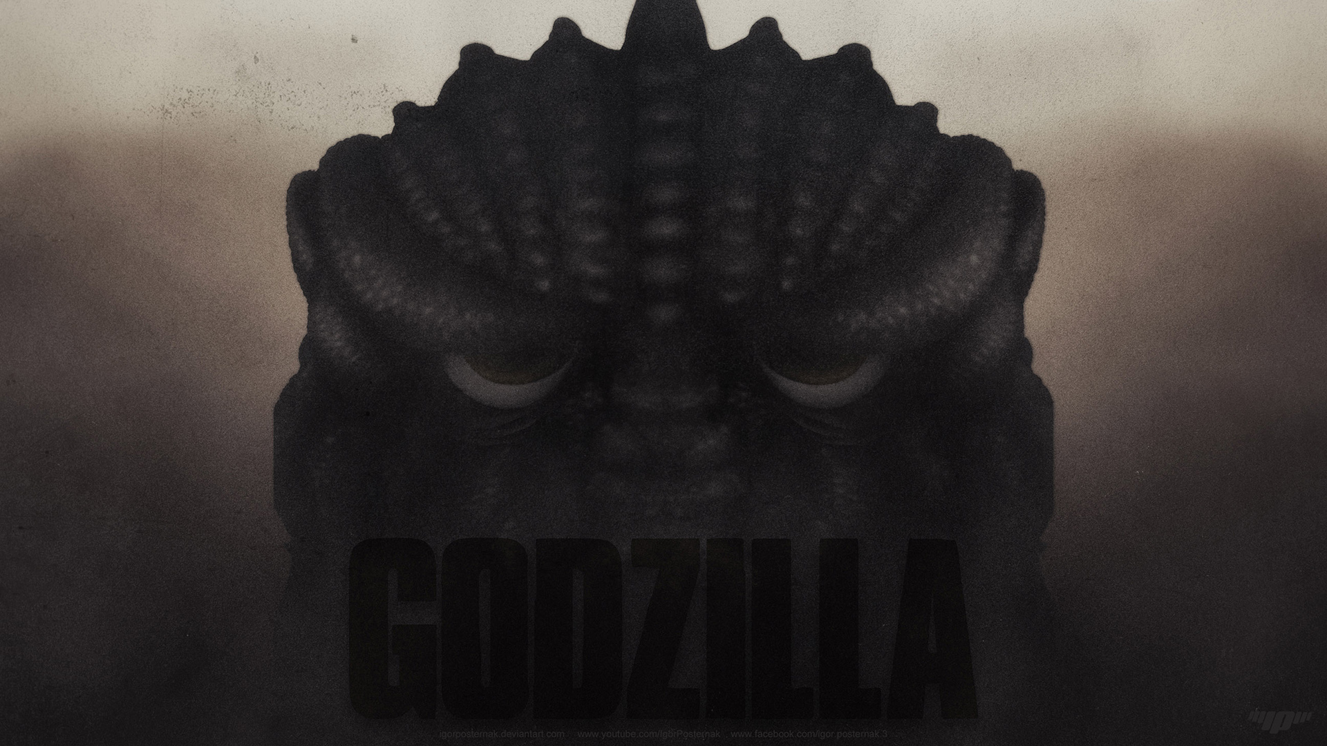 Godzilla 2014 desktop PC and Mac wallpaper