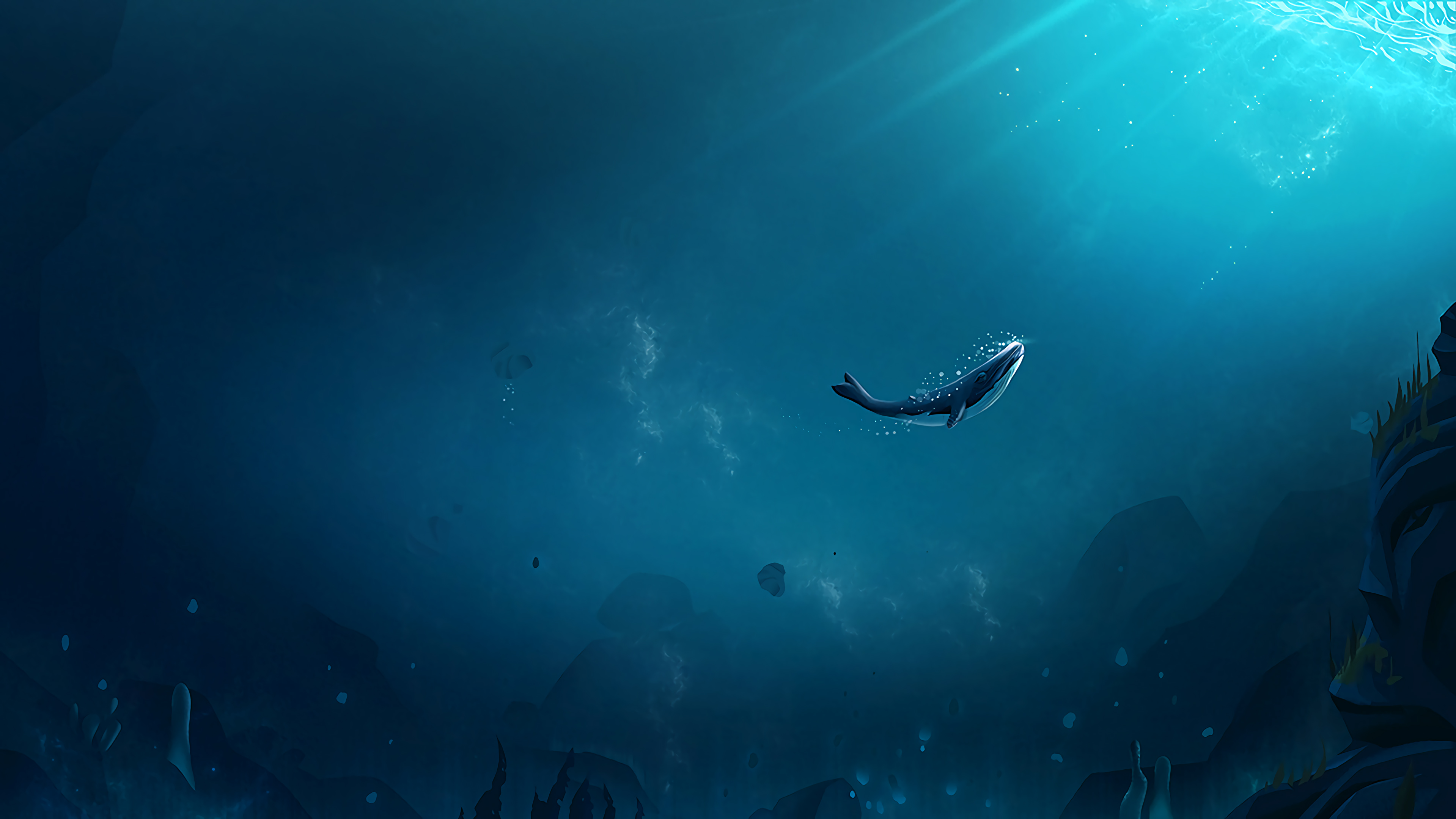 Lonely Whale, HD Artist, 4k Wallpaper, Image, Background, Photo and Picture
