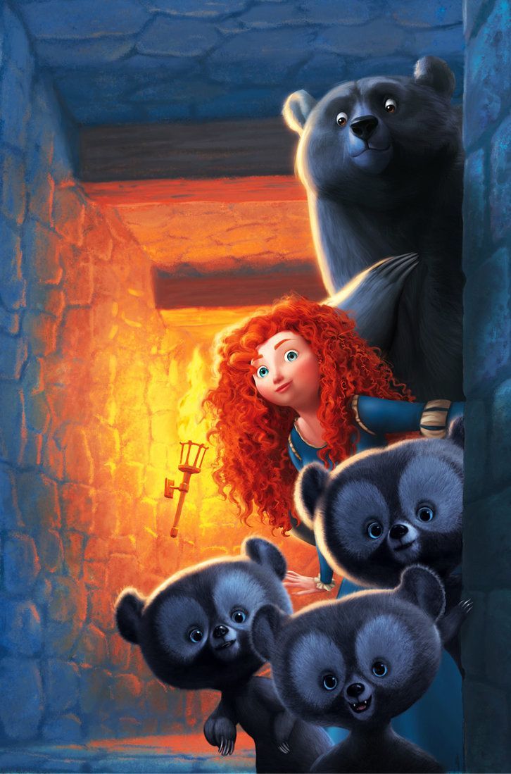 Brave Merida And Bear