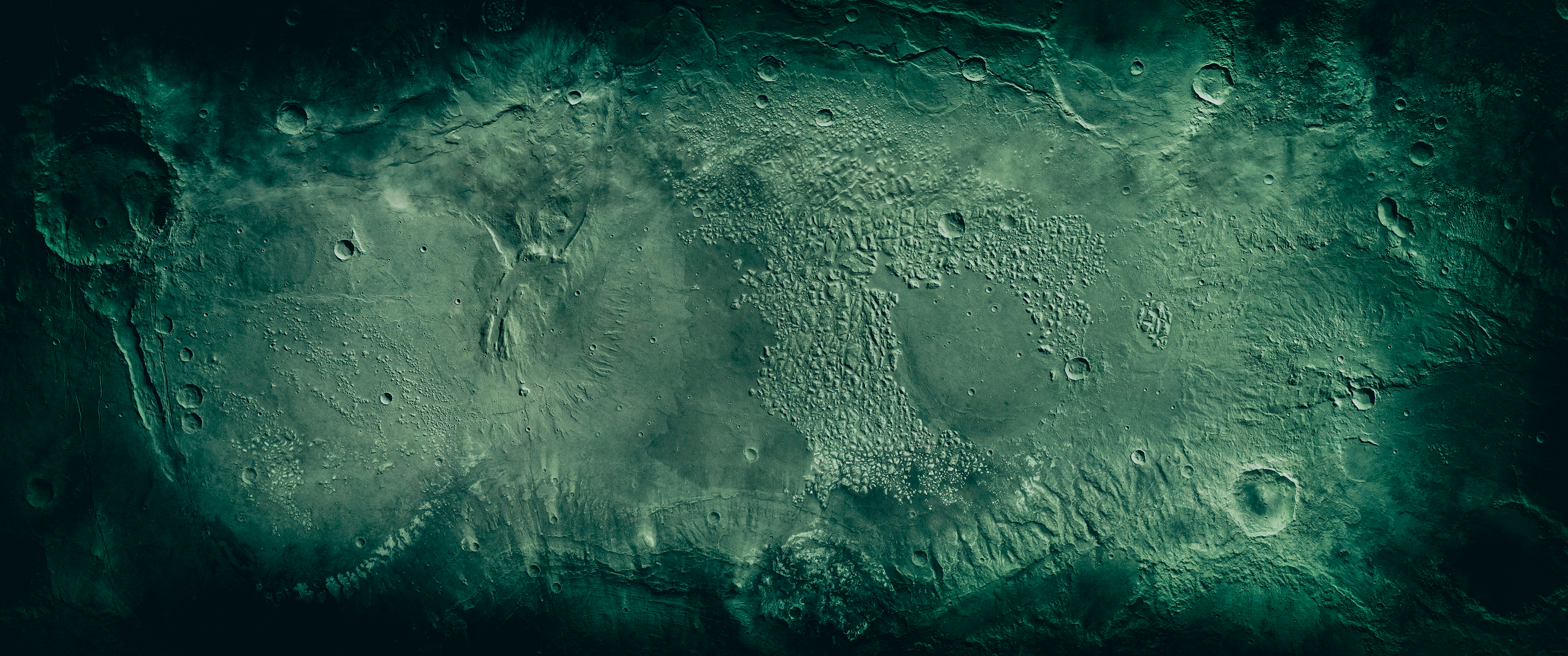 Green Mars wallpaper [3440x1440]