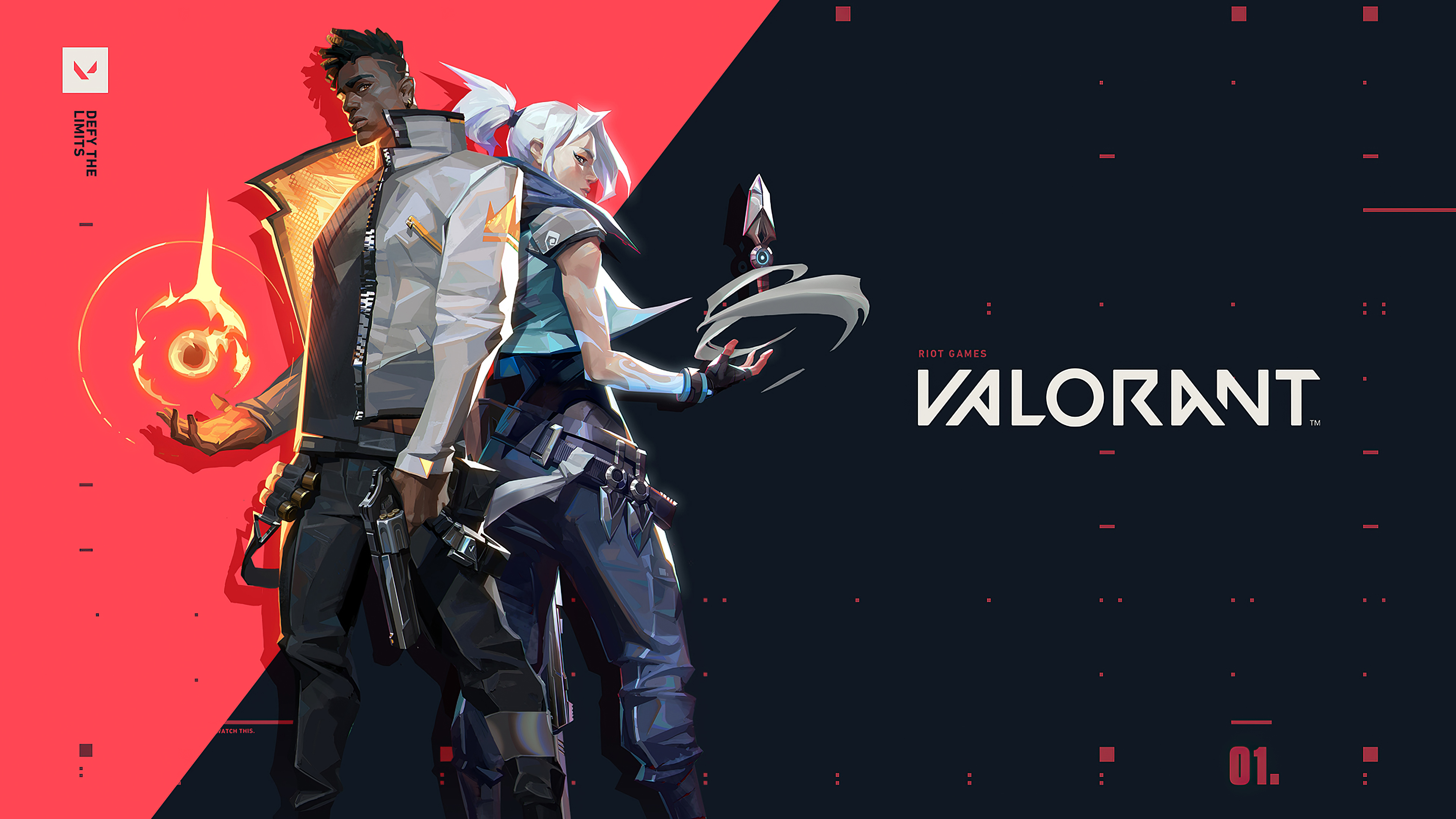 Wallpaper 4k Valorant Key Art Phoenix And Jett Wallpaper