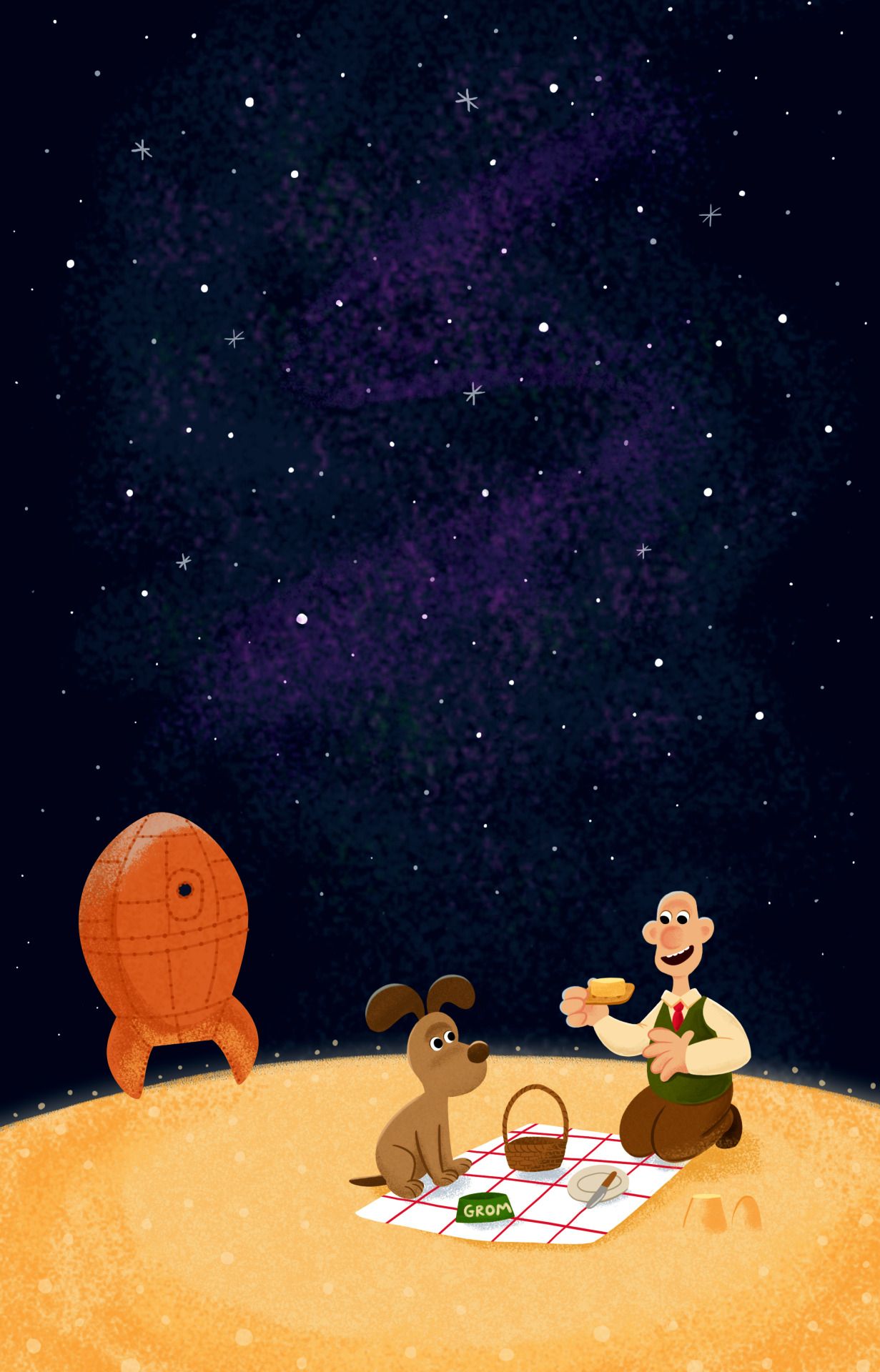 a Grand Day Out” Is My Favorite Wallace And Gromit And Gromit iPhone Wallpaper & Background Download