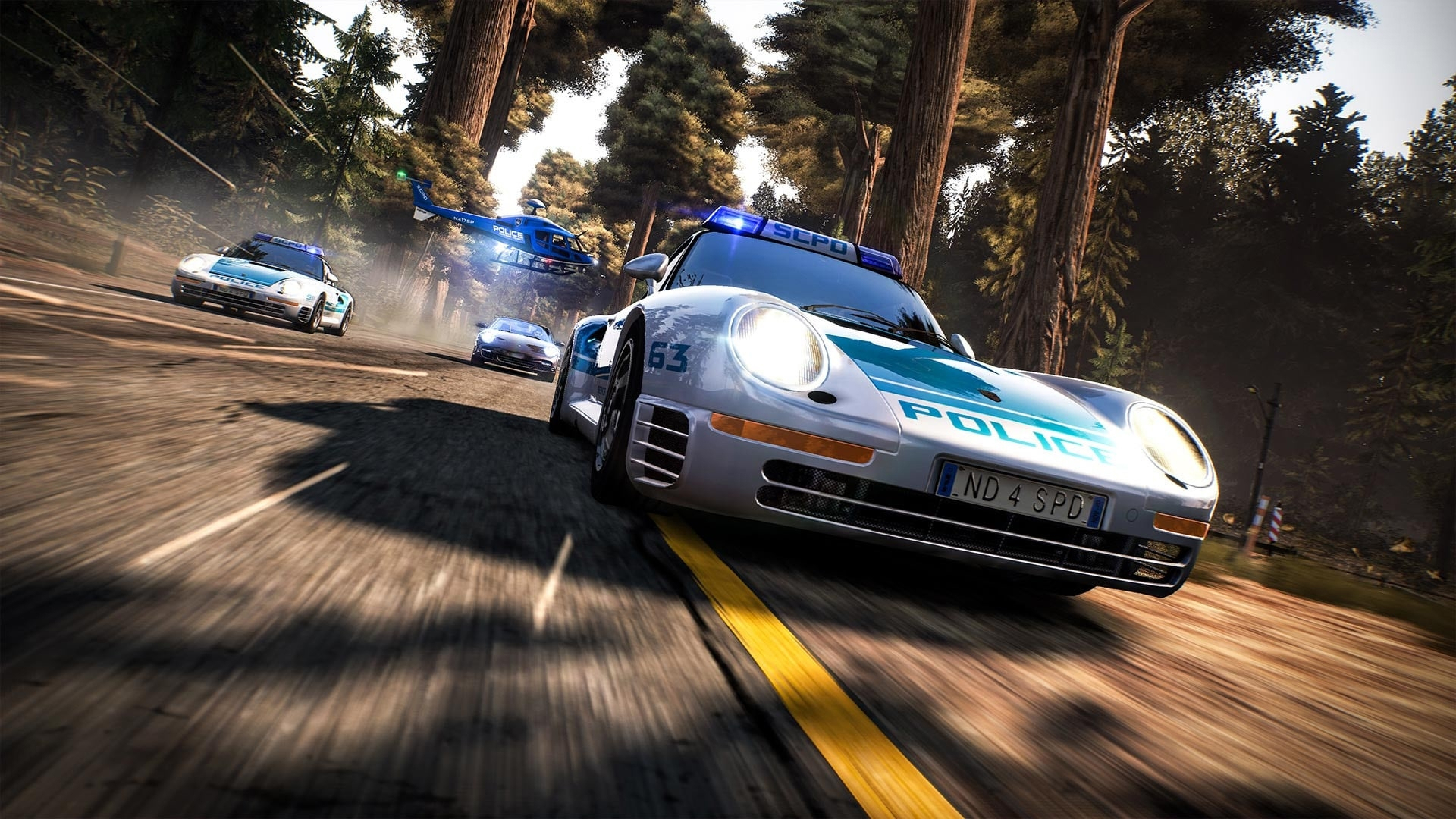 police car need for speed hot pursuit remastered 4k HD games Wallpaper