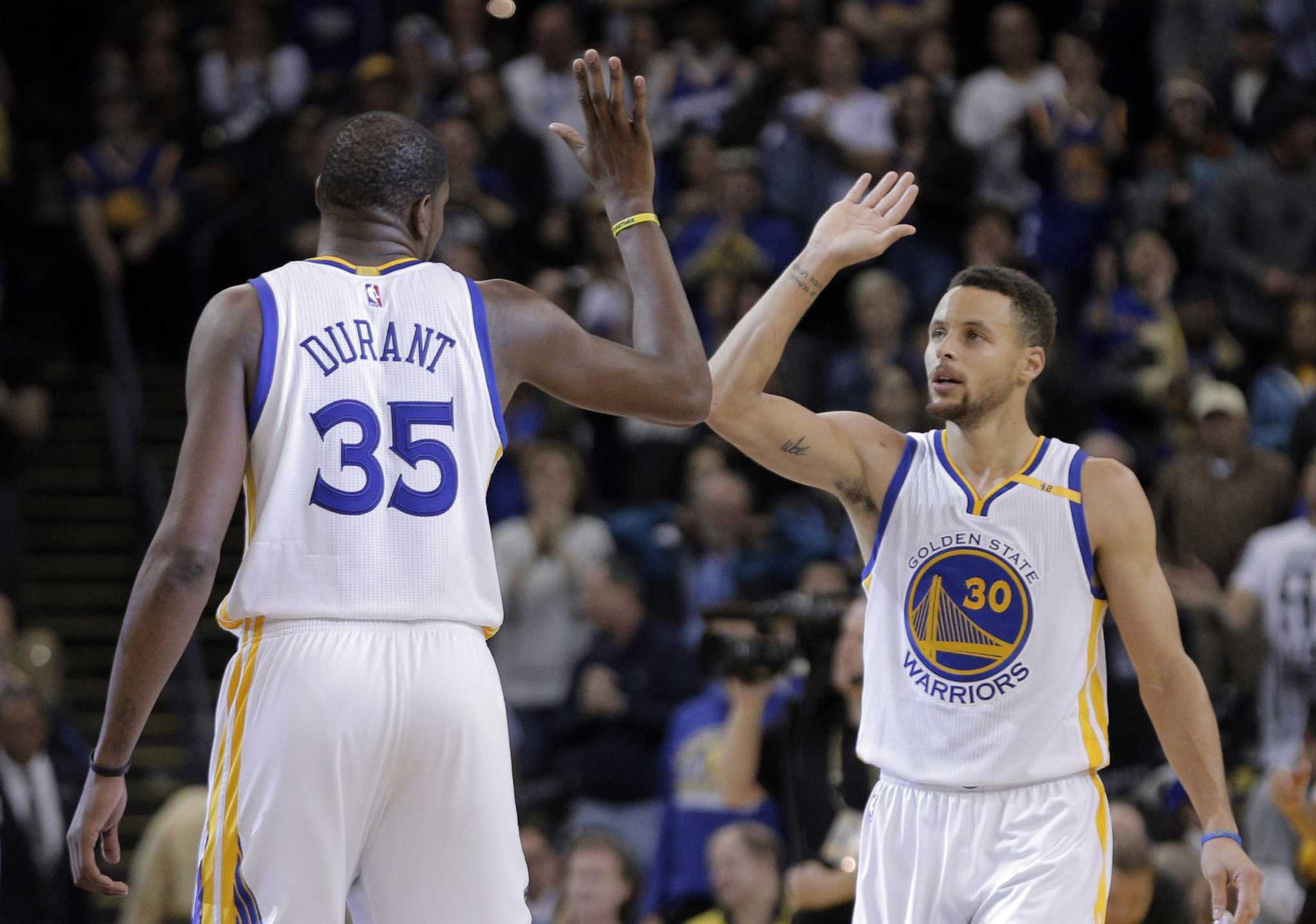 Warriors' Kevin Durant, Stephen Curry Named All Star Starters
