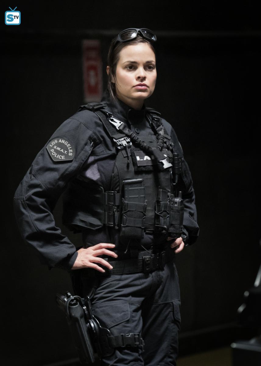 Lina Esco as Chris Alonso in SWAT Esco Photo