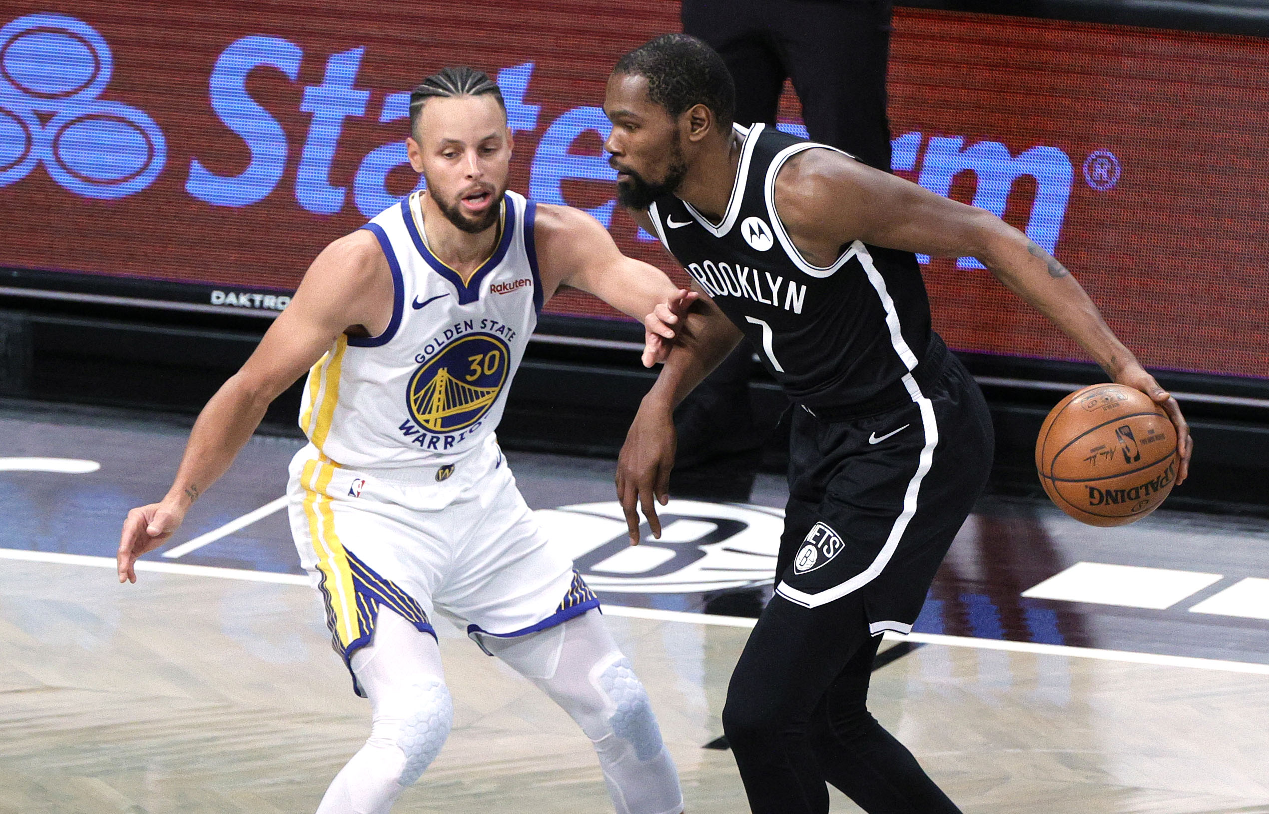 Stephen Curry on Kevin Durant's Warriors legacy, Nets' Big 3